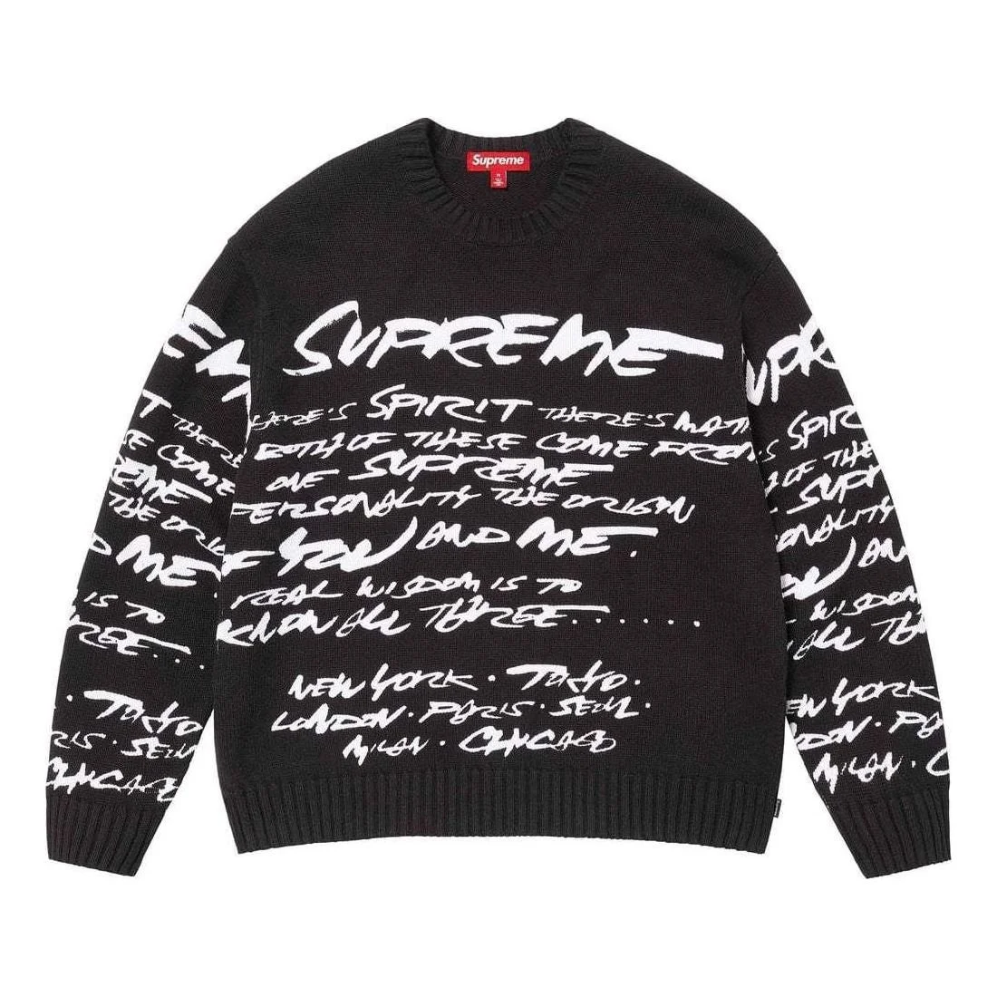 Supreme Future Sweater 'Black White' SUP-SS24-011 - 1