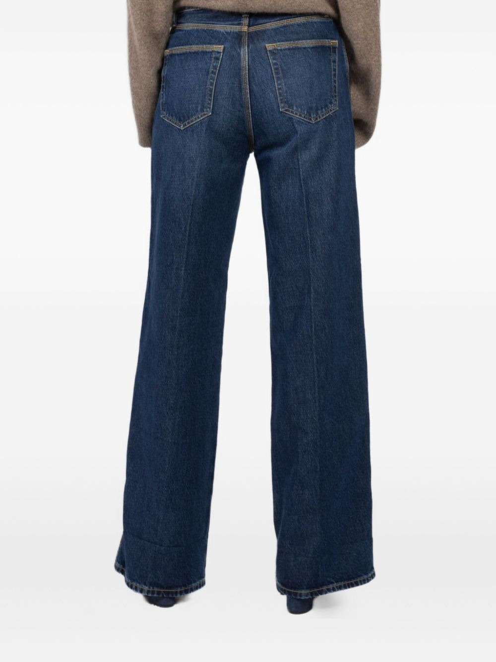 cuffed five-pocket jeans - 4