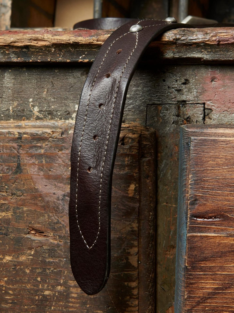FORTELA topstitching leather belt outlook