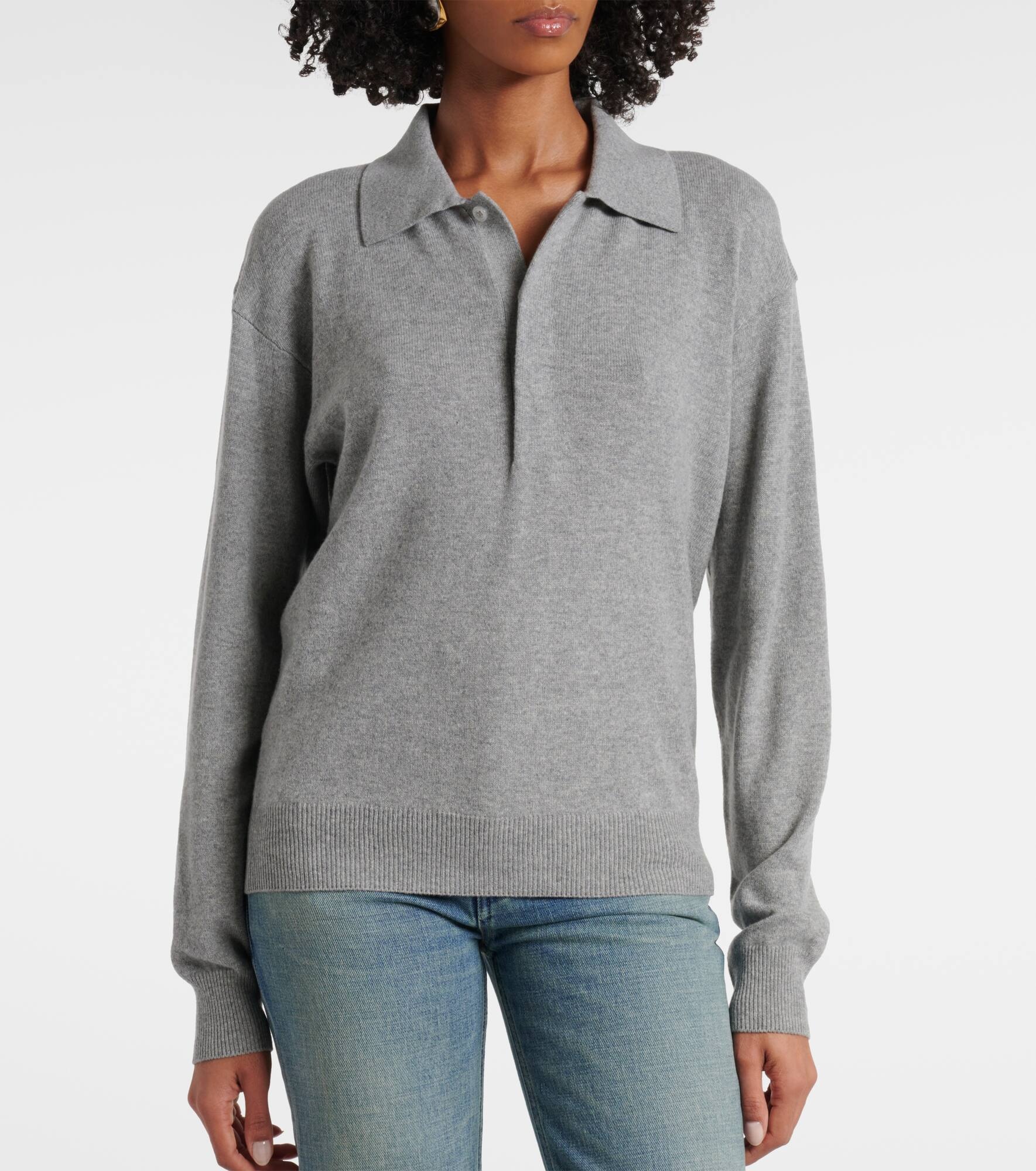 Wool polo sweater - 5
