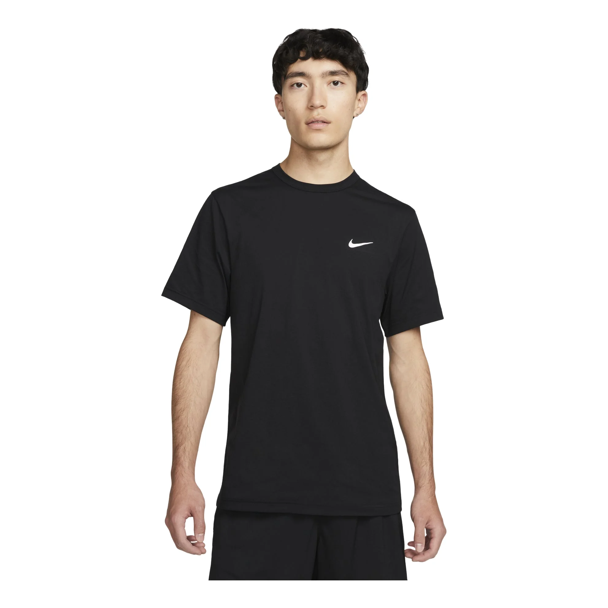 Nike Dri-FIT UV Hyverse Short Sleeve Fitness Top 'Black' DV9840-010 - 1
