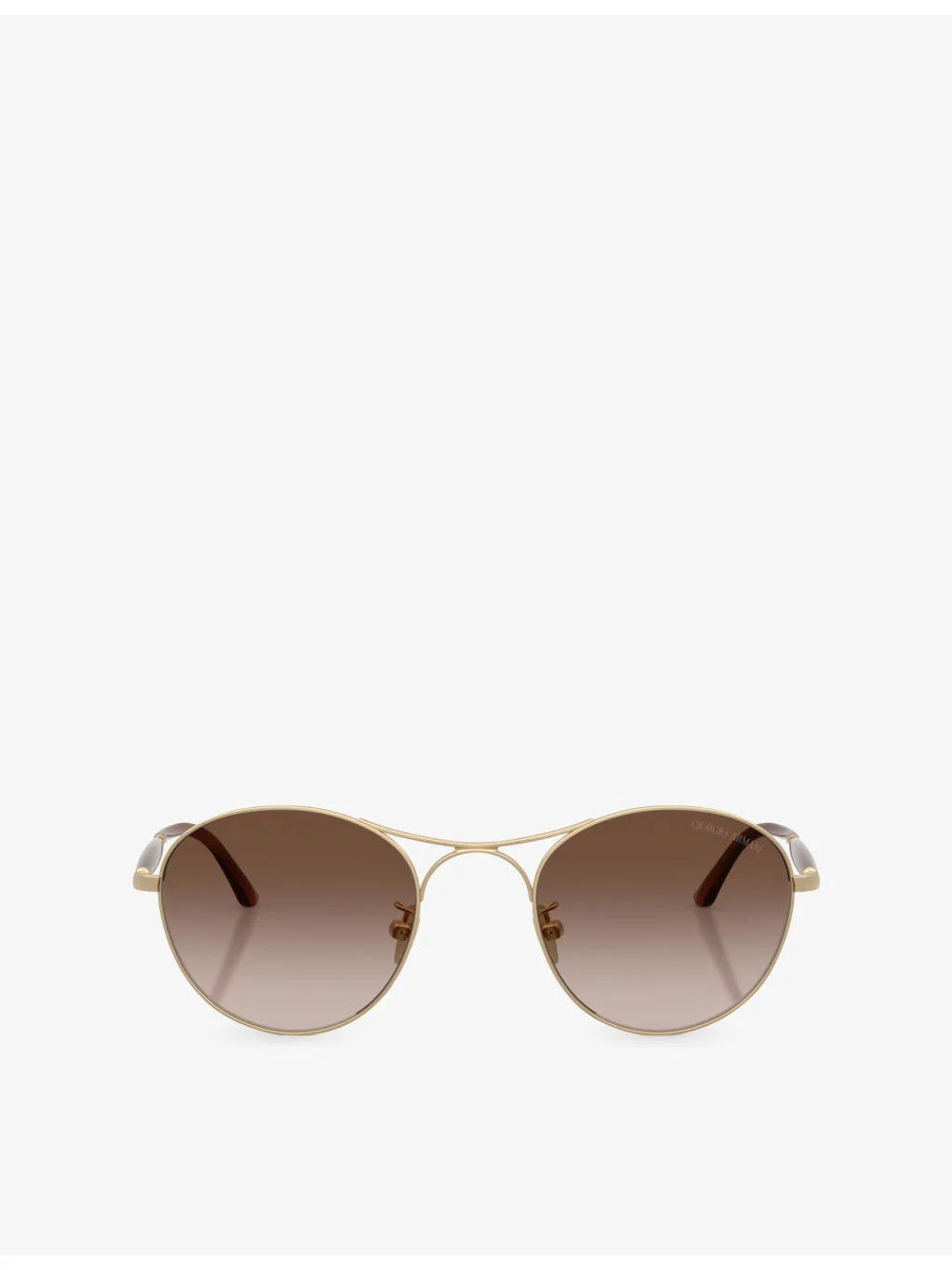 AR6177 Round-Frame Metal Sunglasses - 1
