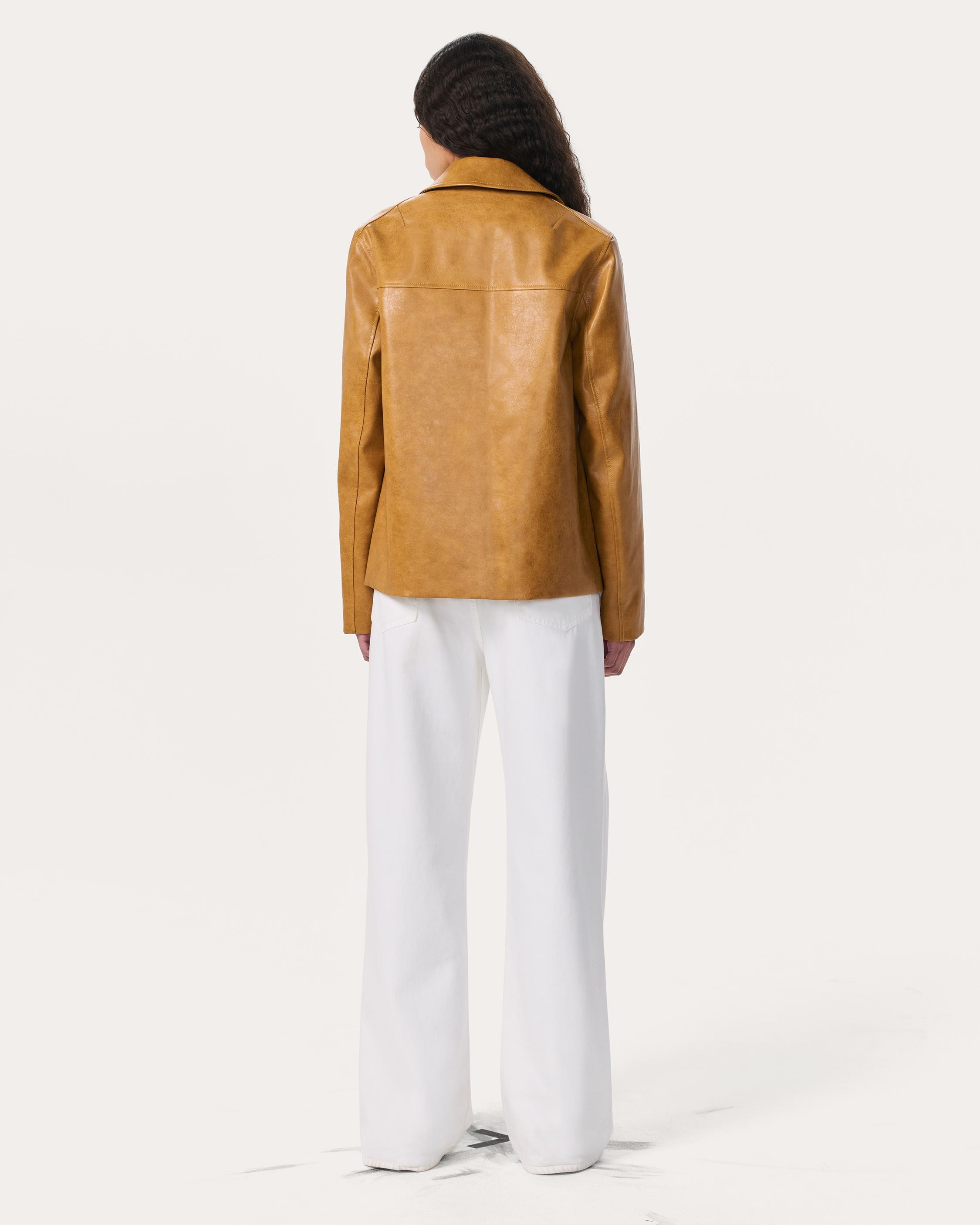 Jordie Faux Leather Jacket - 6