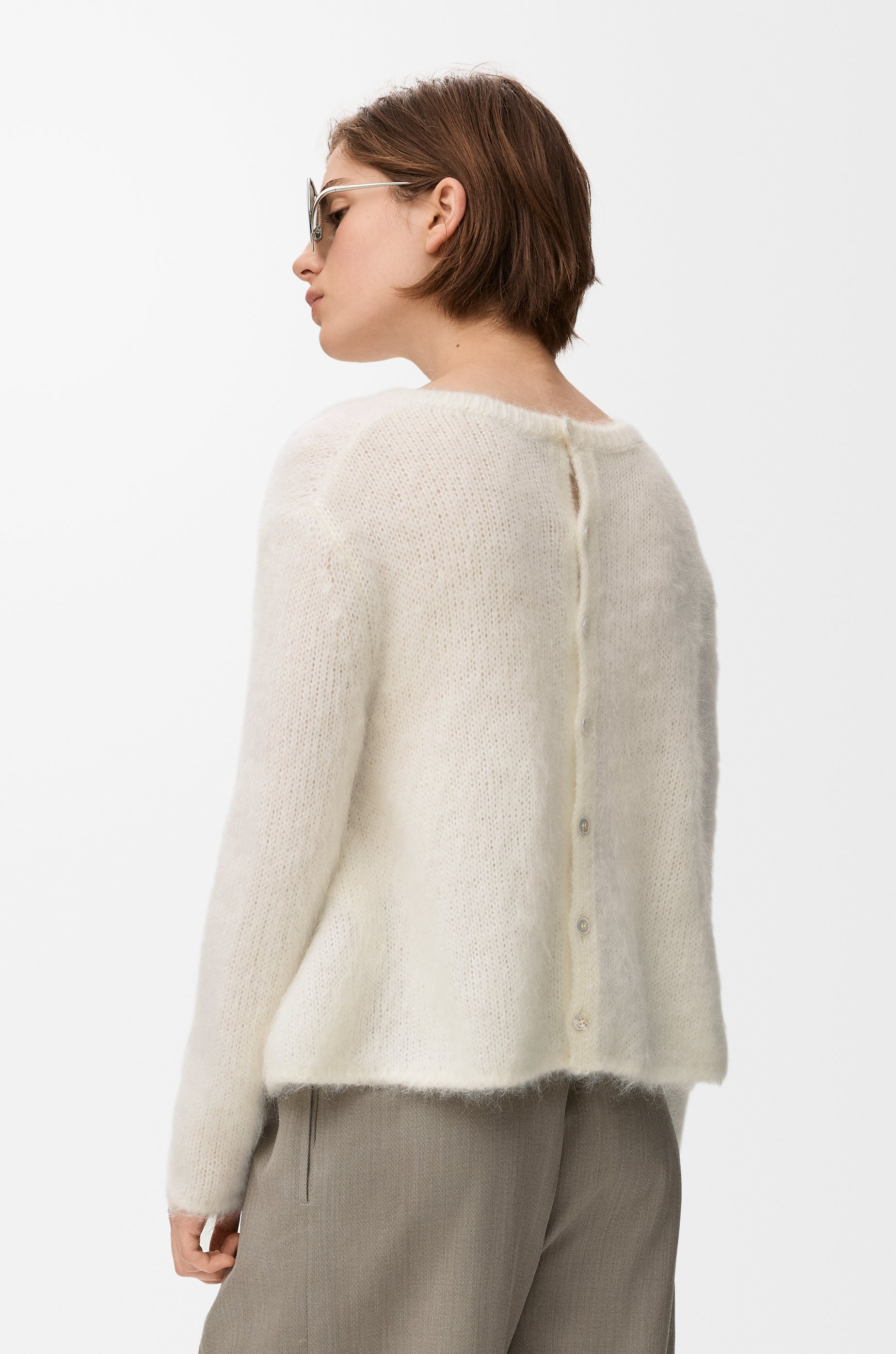 Cardigan in mohair blend - 4