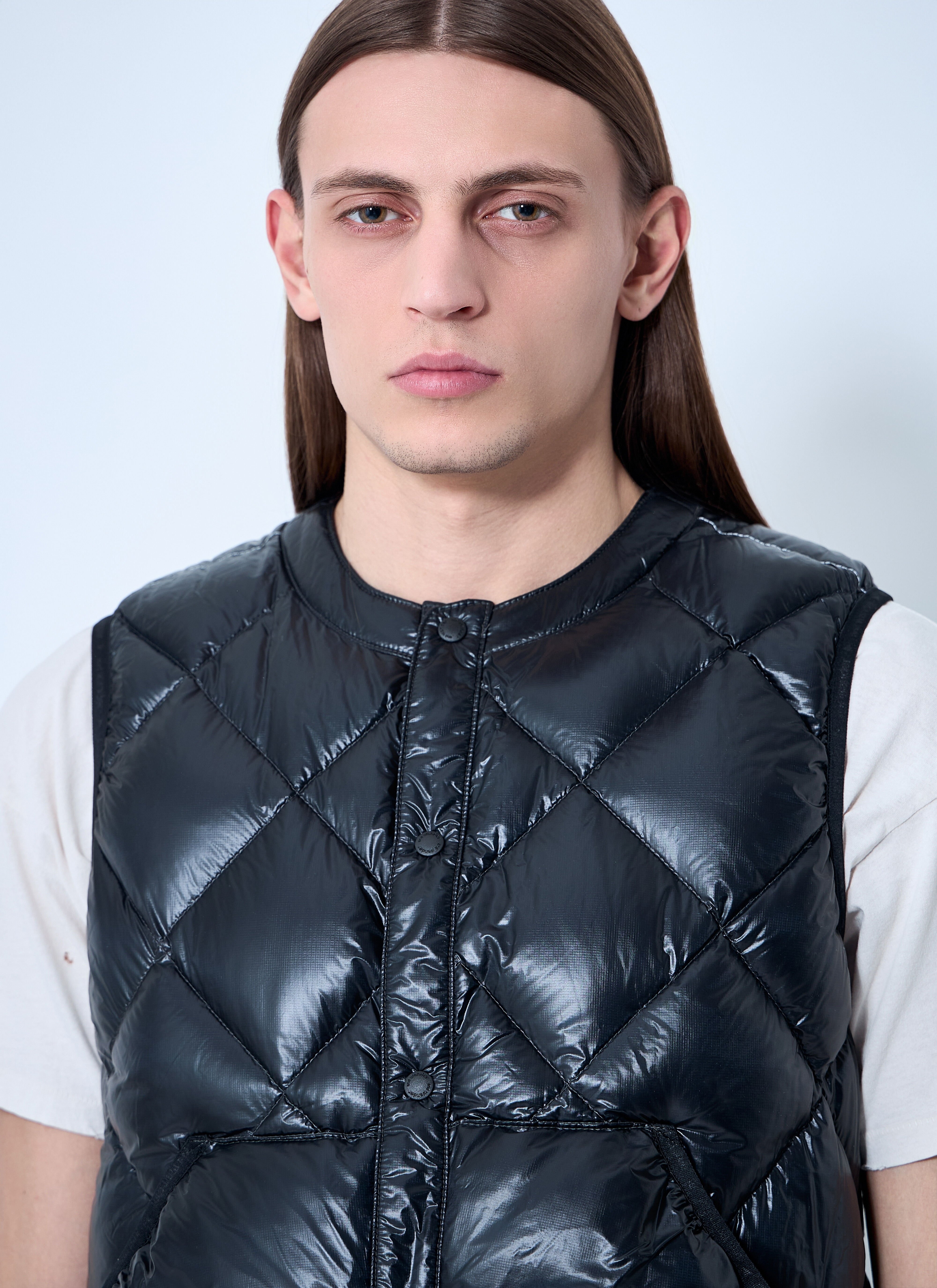 Quilted Down Vest - 5