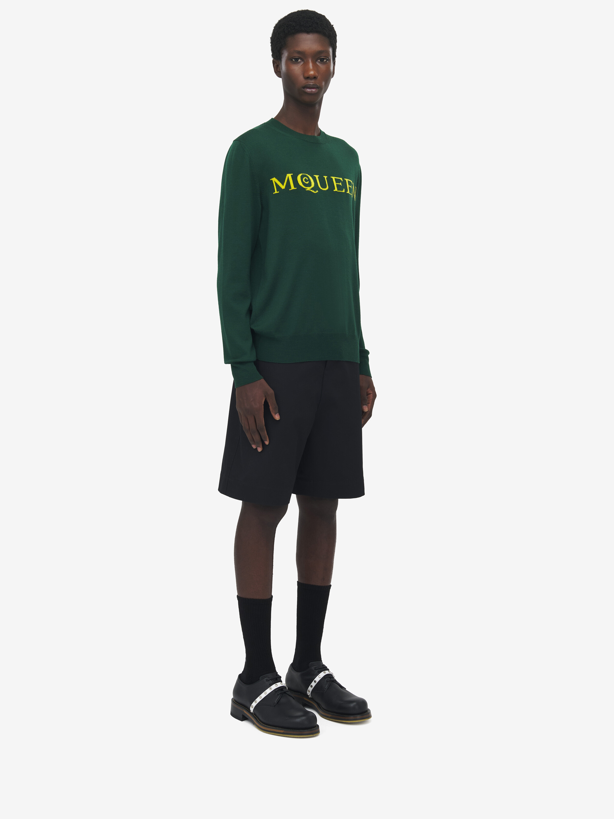 Merino Wool McQueen Logo Jumper - 4