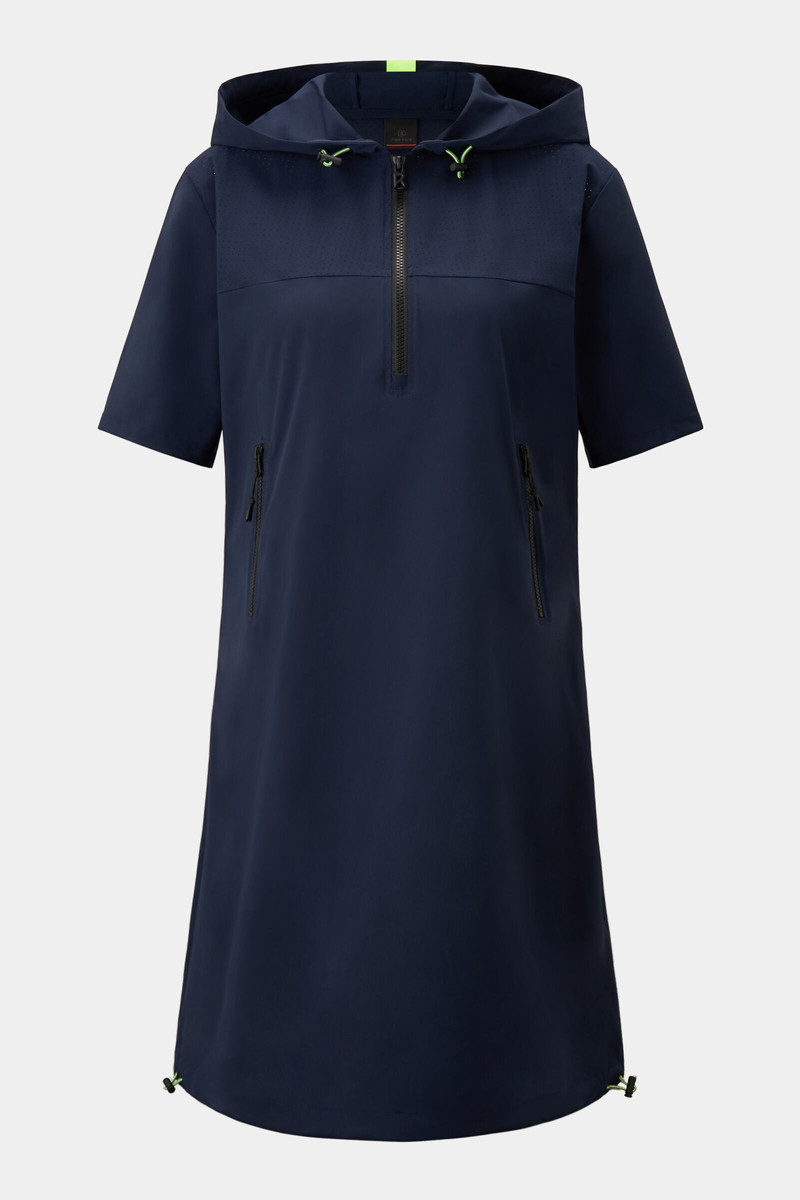Valerie hoodie dress in Dark blue 1