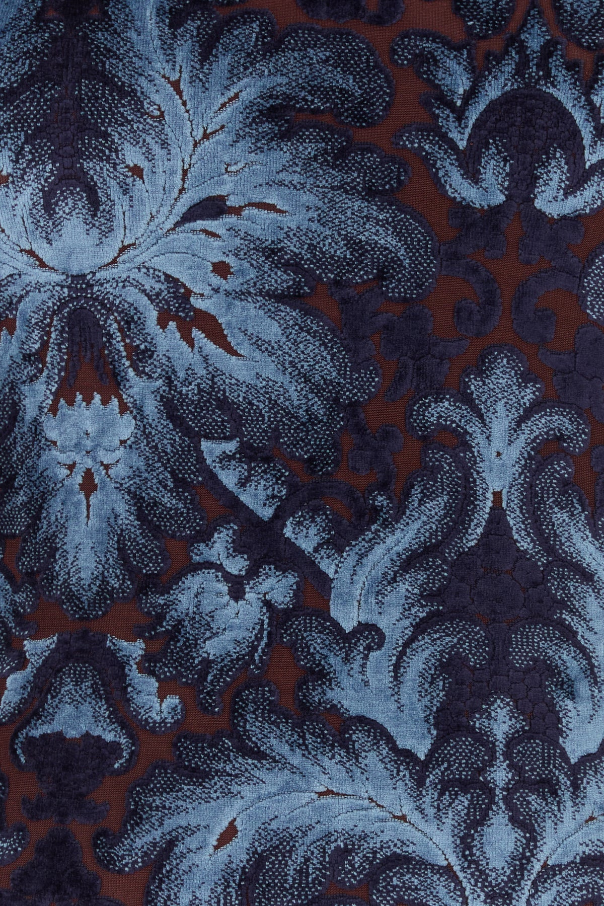 Embroidered stretch chenille dress - 3