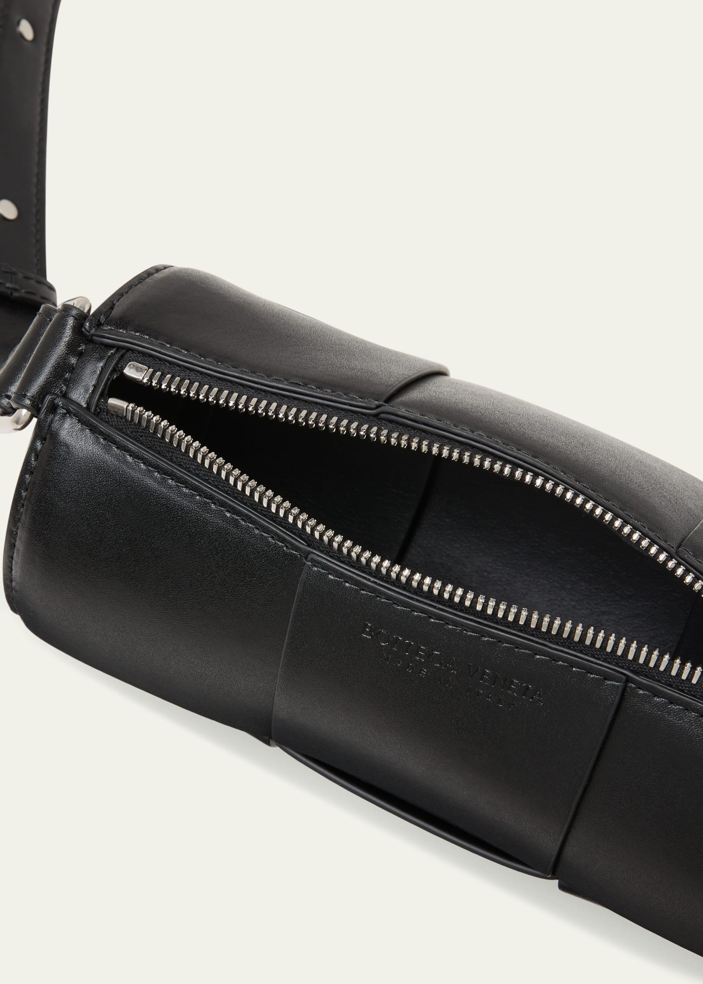 Men's Canette Intreccio Leather Crossbody Bag - 4