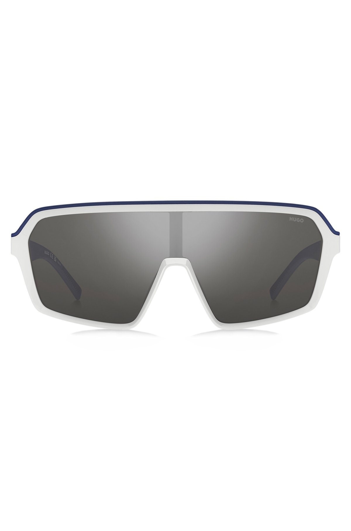 MASK-STYLE SUNGLASSES WITH GRAY SHADED LENSES - 3