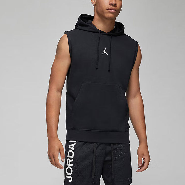 Air Jordan Dri-FIT Sport Sleeveless Breathable Solid Color Pullover hooded Vest Black DM2822-010 - 5
