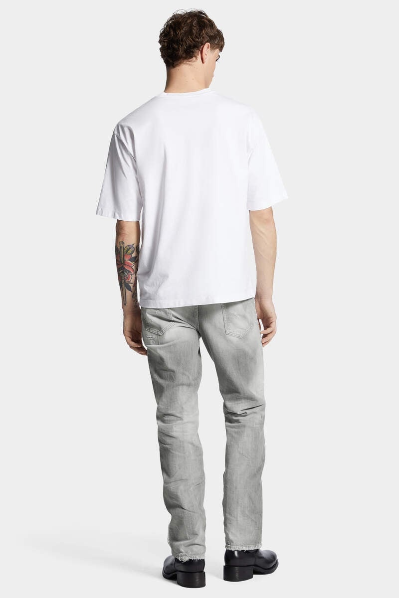 GREY BRUSHED WASH 642 JEANS - 4