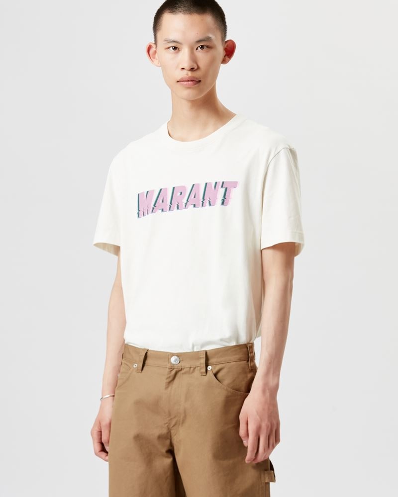 HONORE "MARANT" COTTON TEE-SHIRT - 4