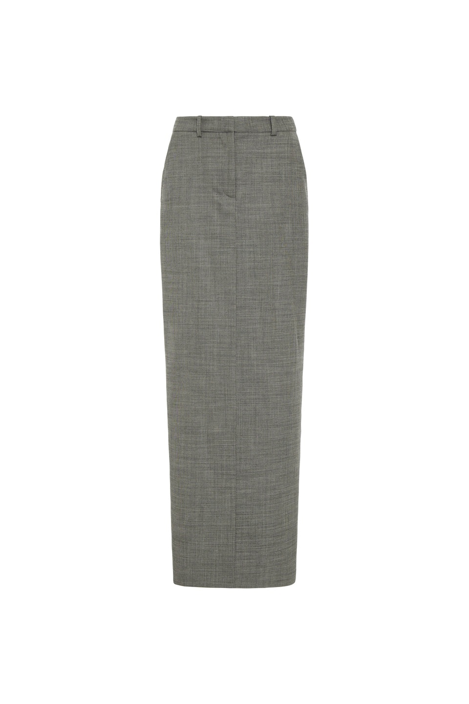 LIGHT WOOL LONG SKIRT - 1