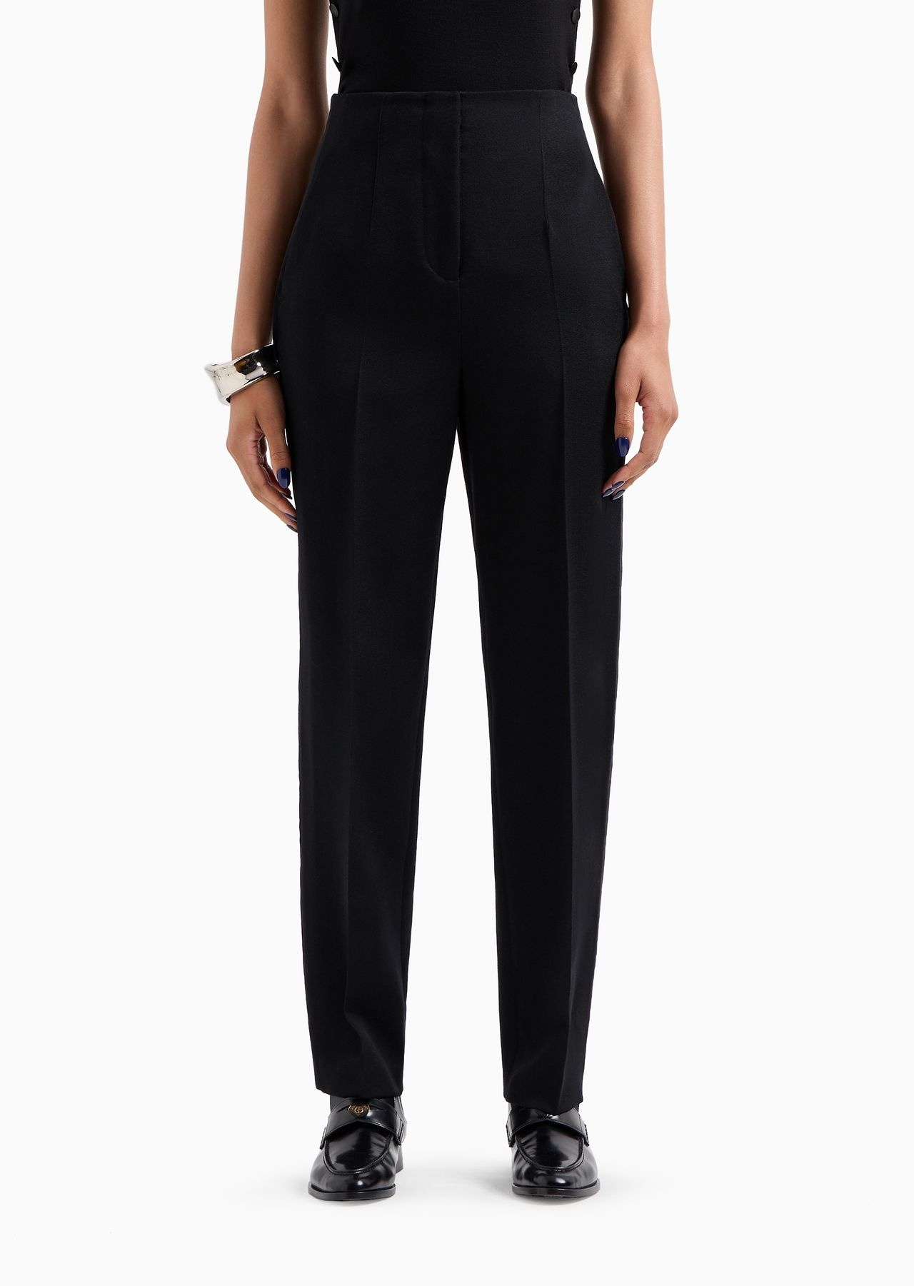 Virgin wool tuxedo trousers - 2