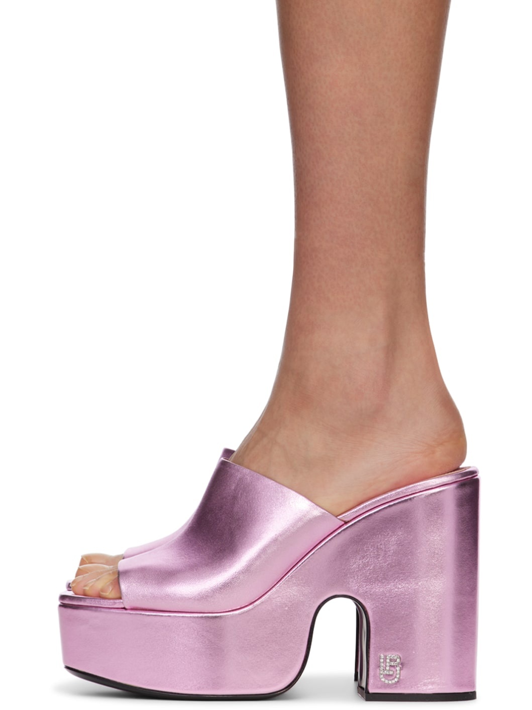 Pink Bianca Platform Sandals - 3
