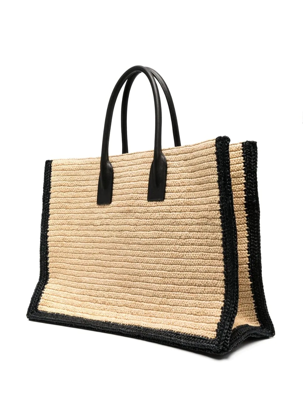 Rive Gauche raffia tote bag - 4