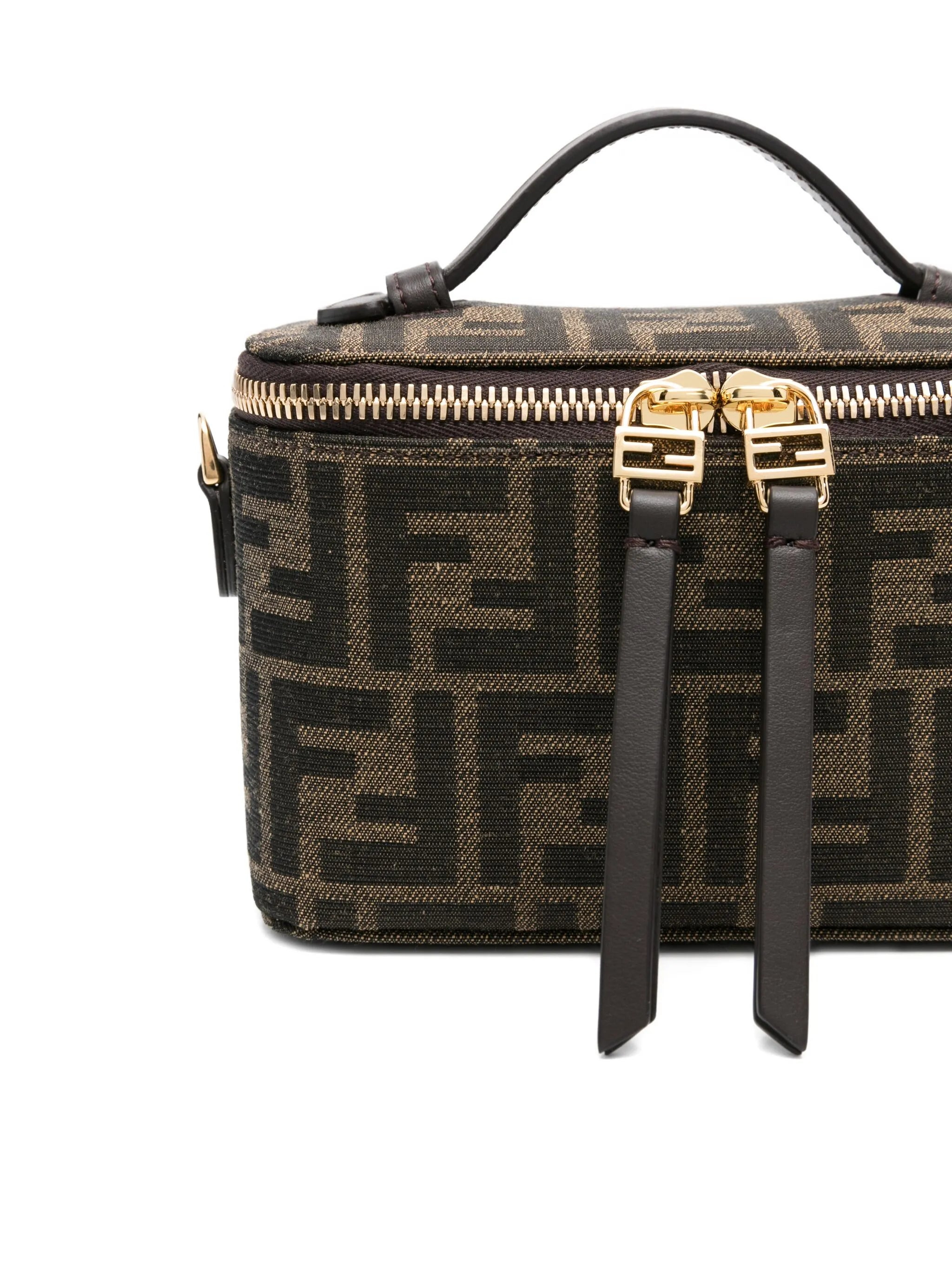 Vanity FF-pattern top-handle mini bag - 4