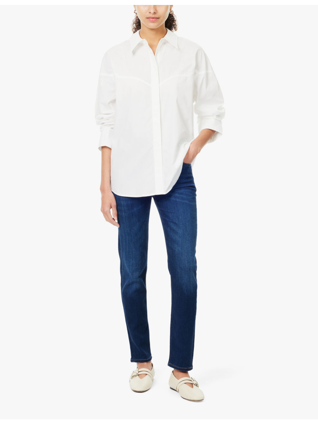 Isola mid-rise slim-fit stretch-denim jeans - 2