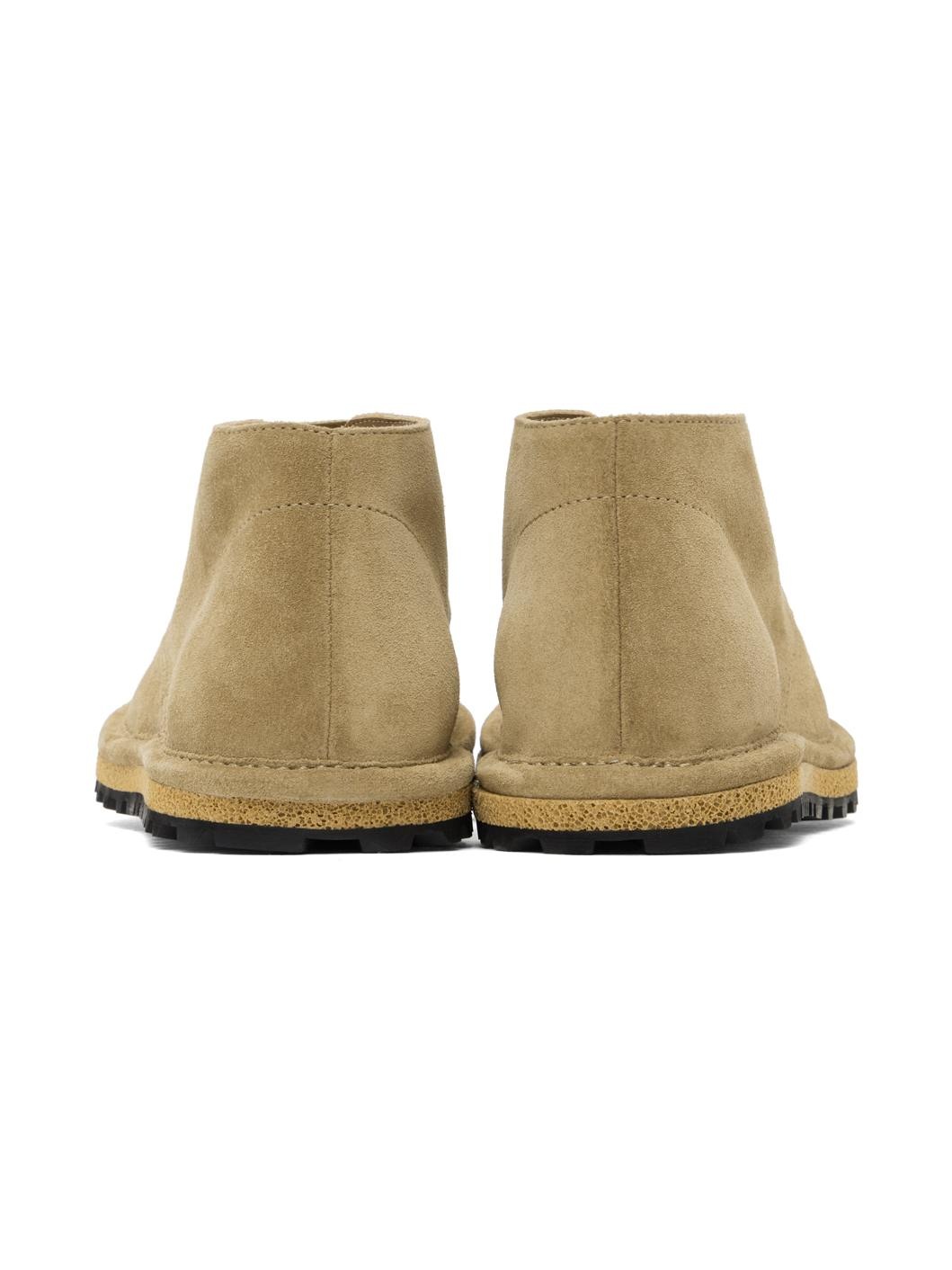 Beige Suede Desert Boots - 2