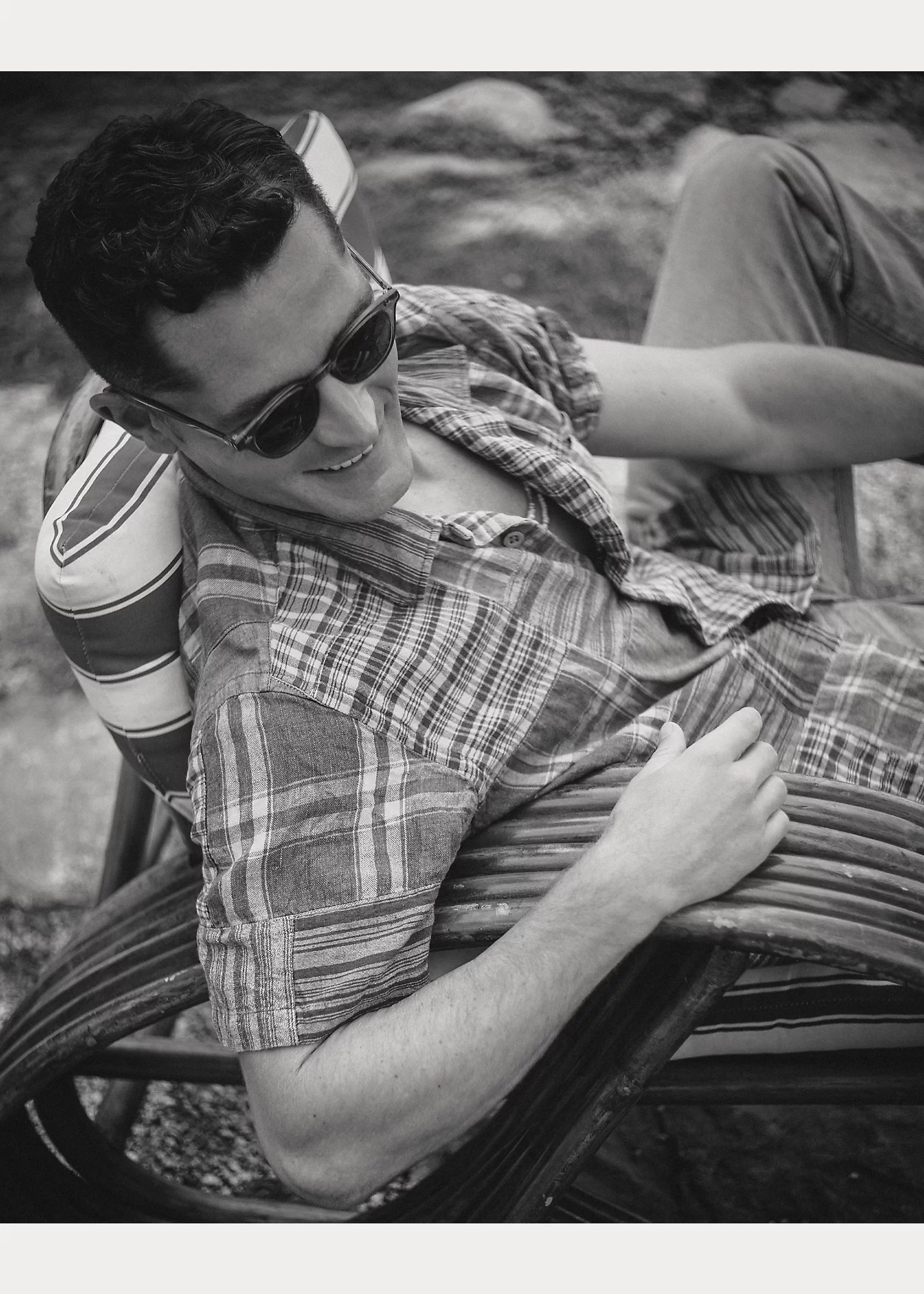 Indigo Patchwork Camp Shirt - 5