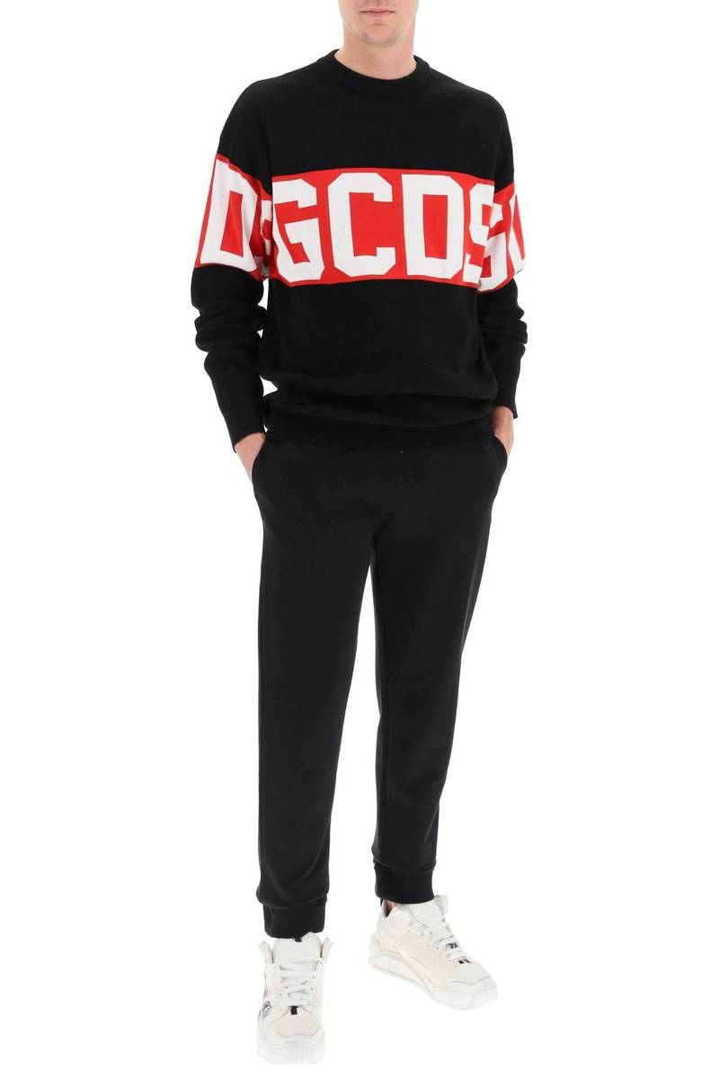 adidas LOGO INTARSIA SWEATER outlook