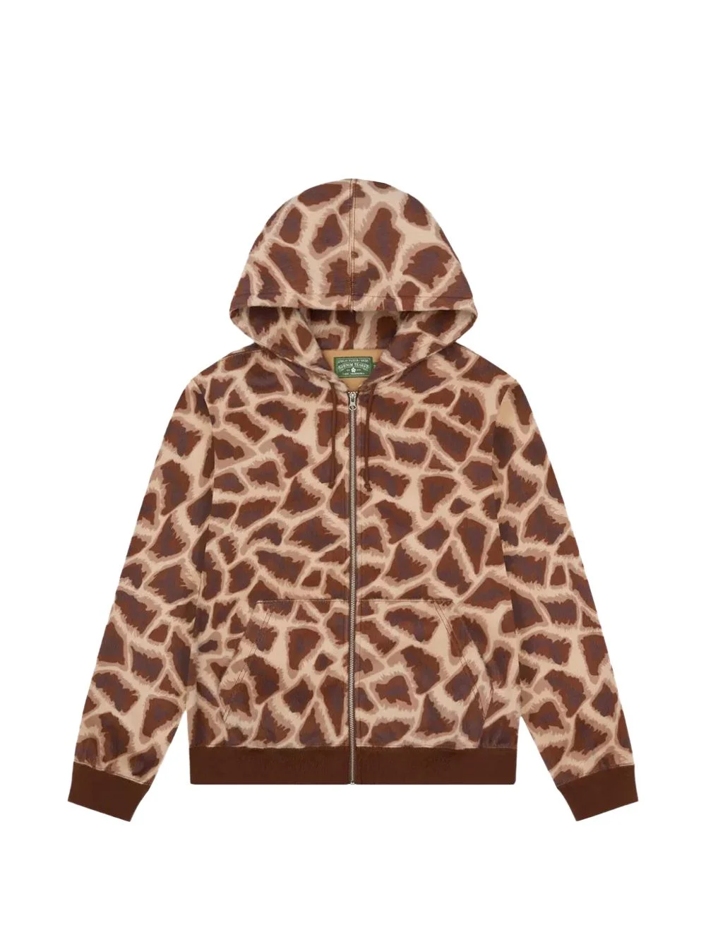 giraffe-print hoodie - 1