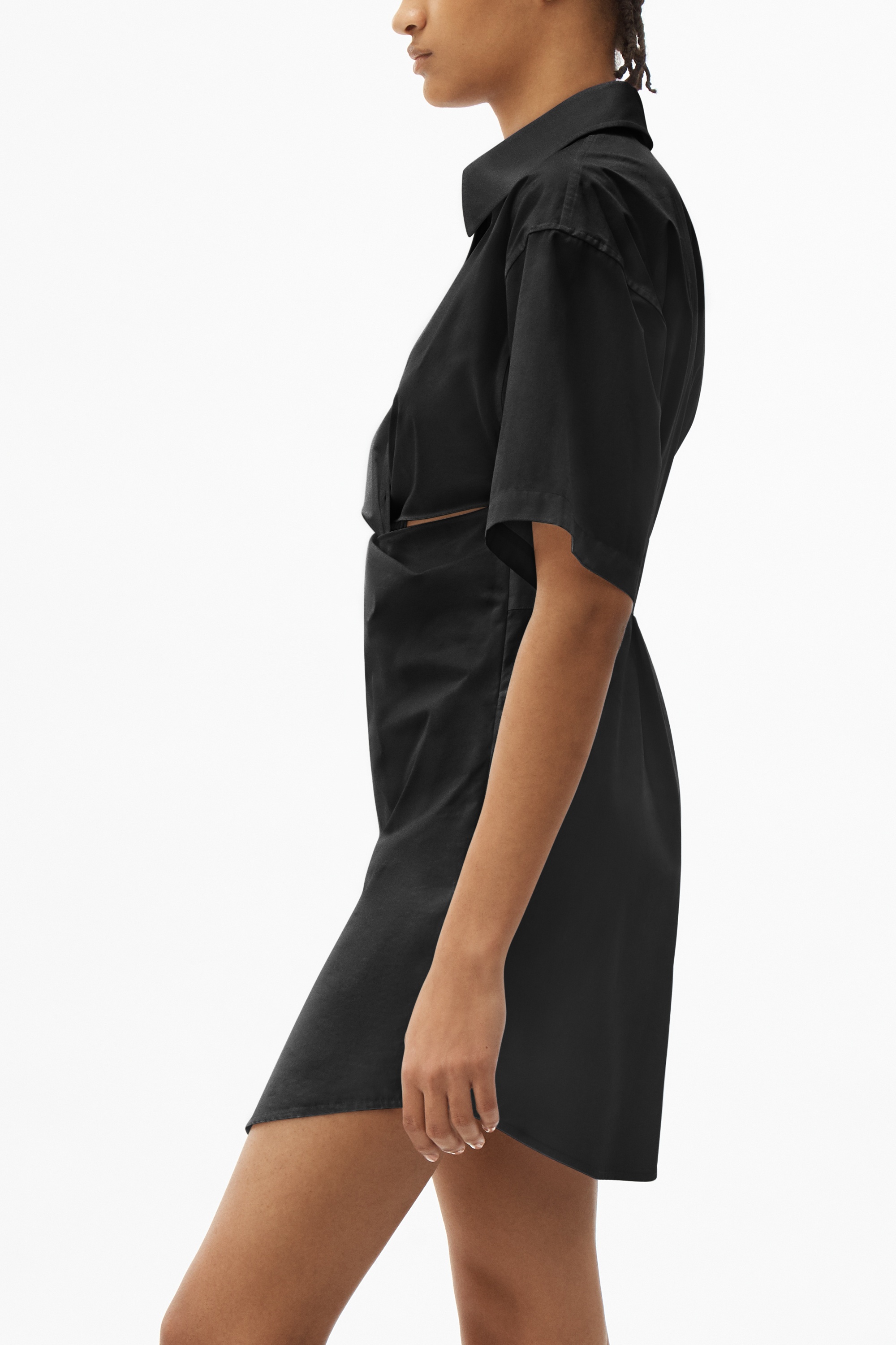 POPLIN MINI SHIRT DRESS - 3