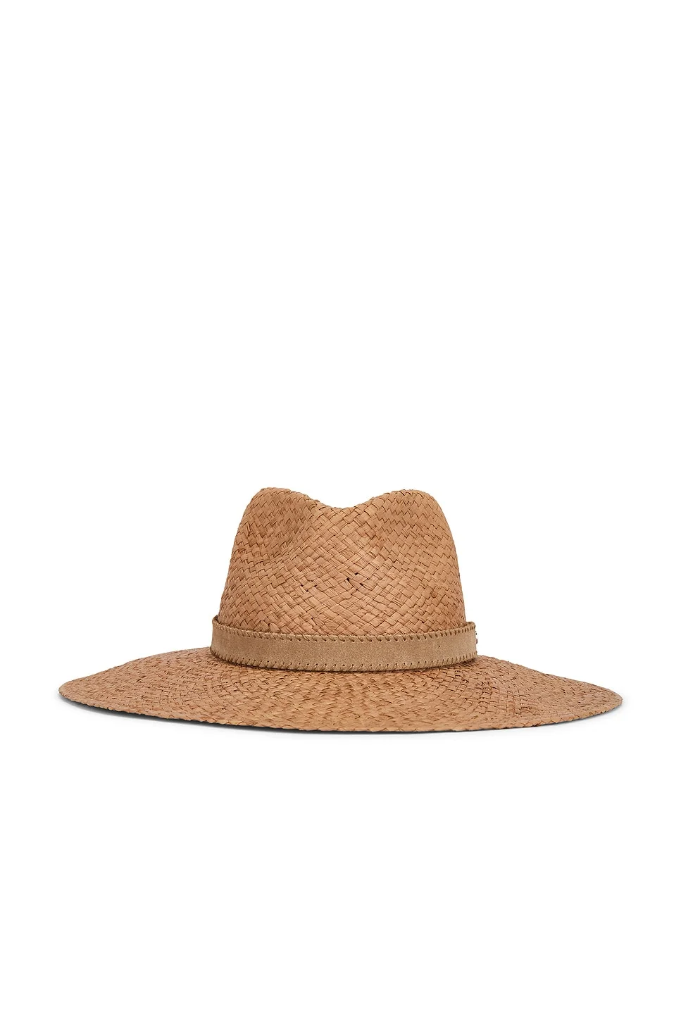 Western Straw Fedora Hat - 1