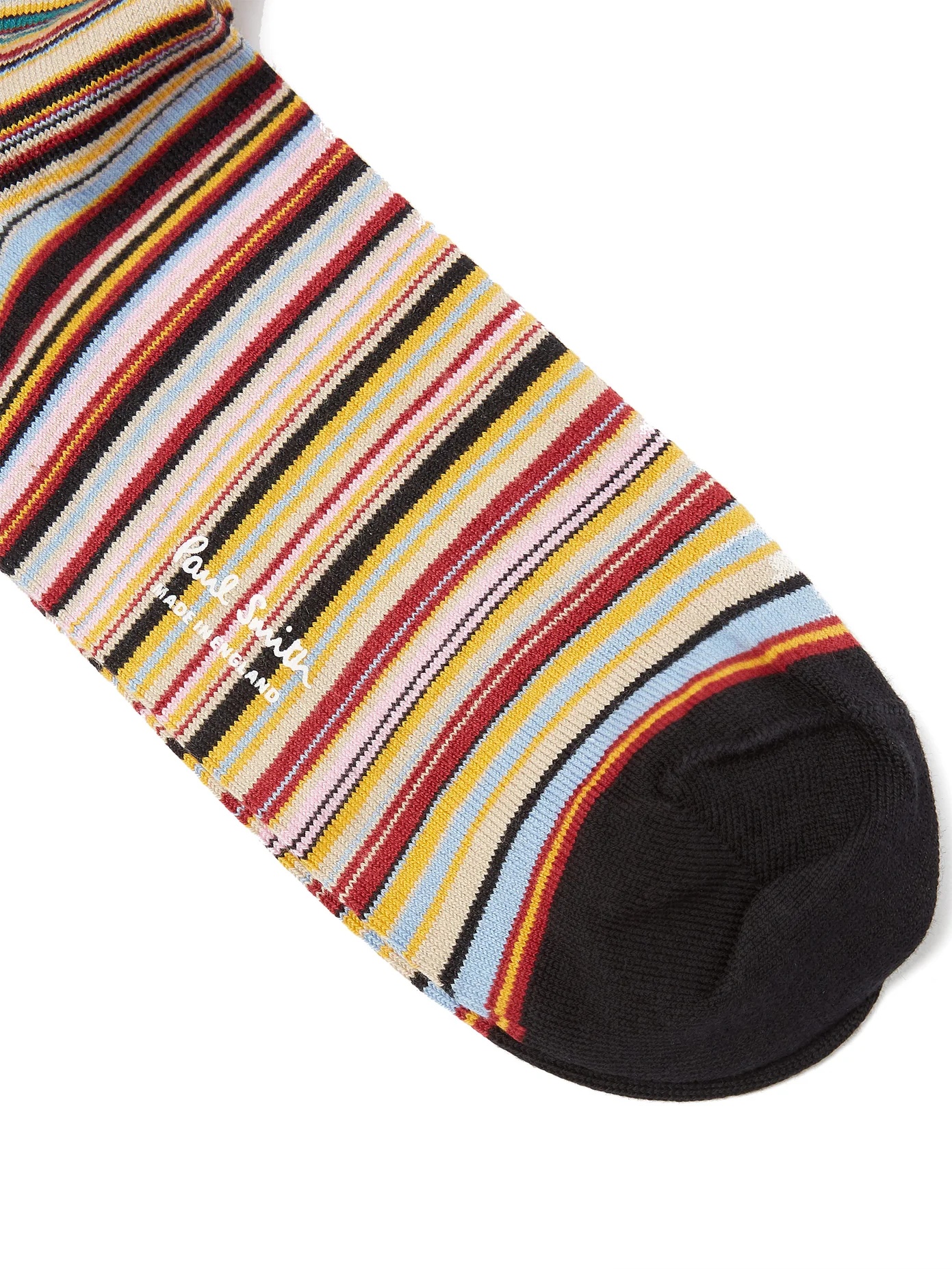 Signature stripe cotton-blend socks - 3