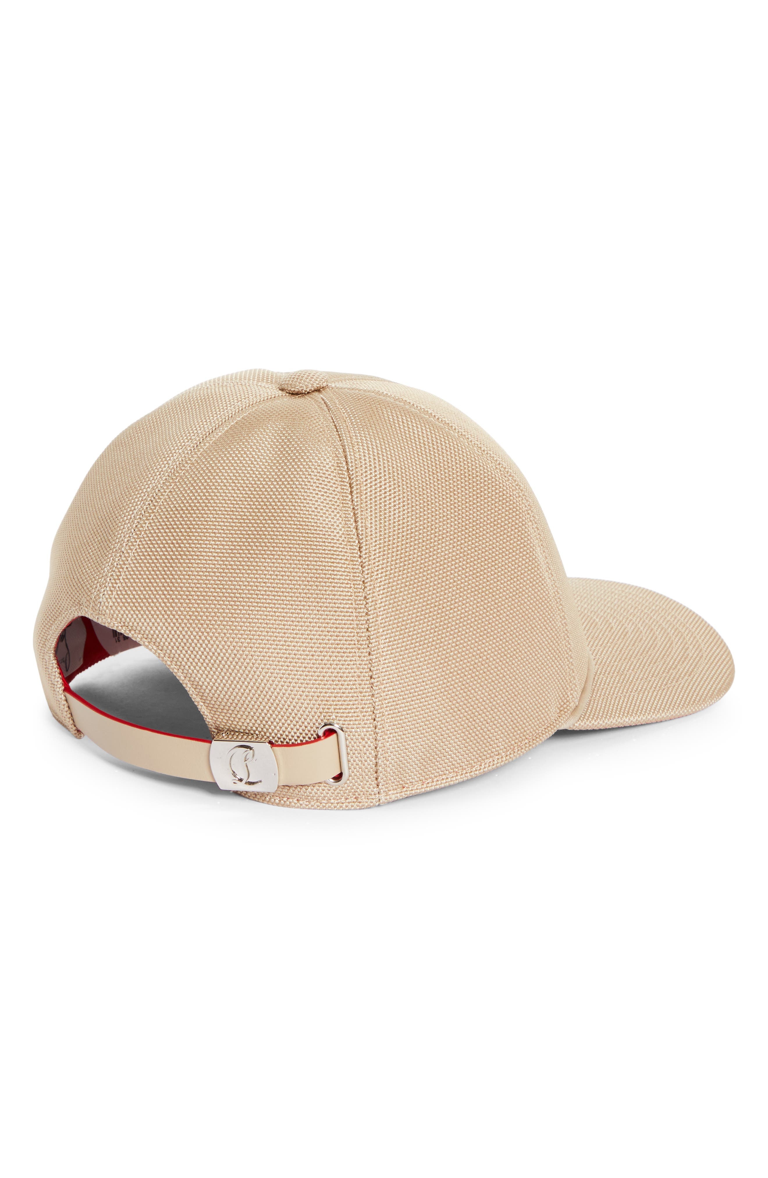 Christian Louboutin Mooncrest Active Monogram Canvas Baseball Cap in Saharienne at Nordstrom - 2