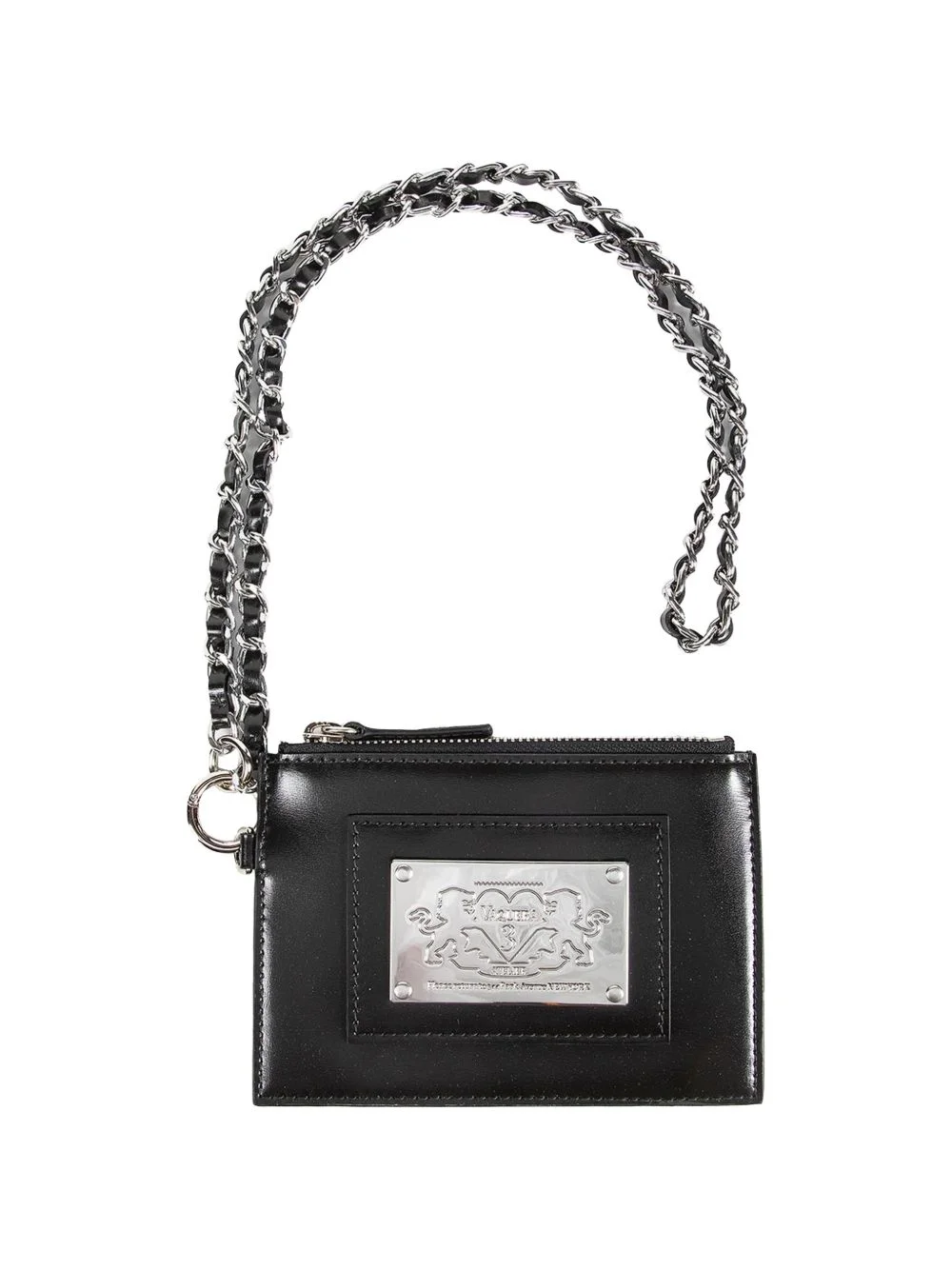 coated patch chain wallet - 1