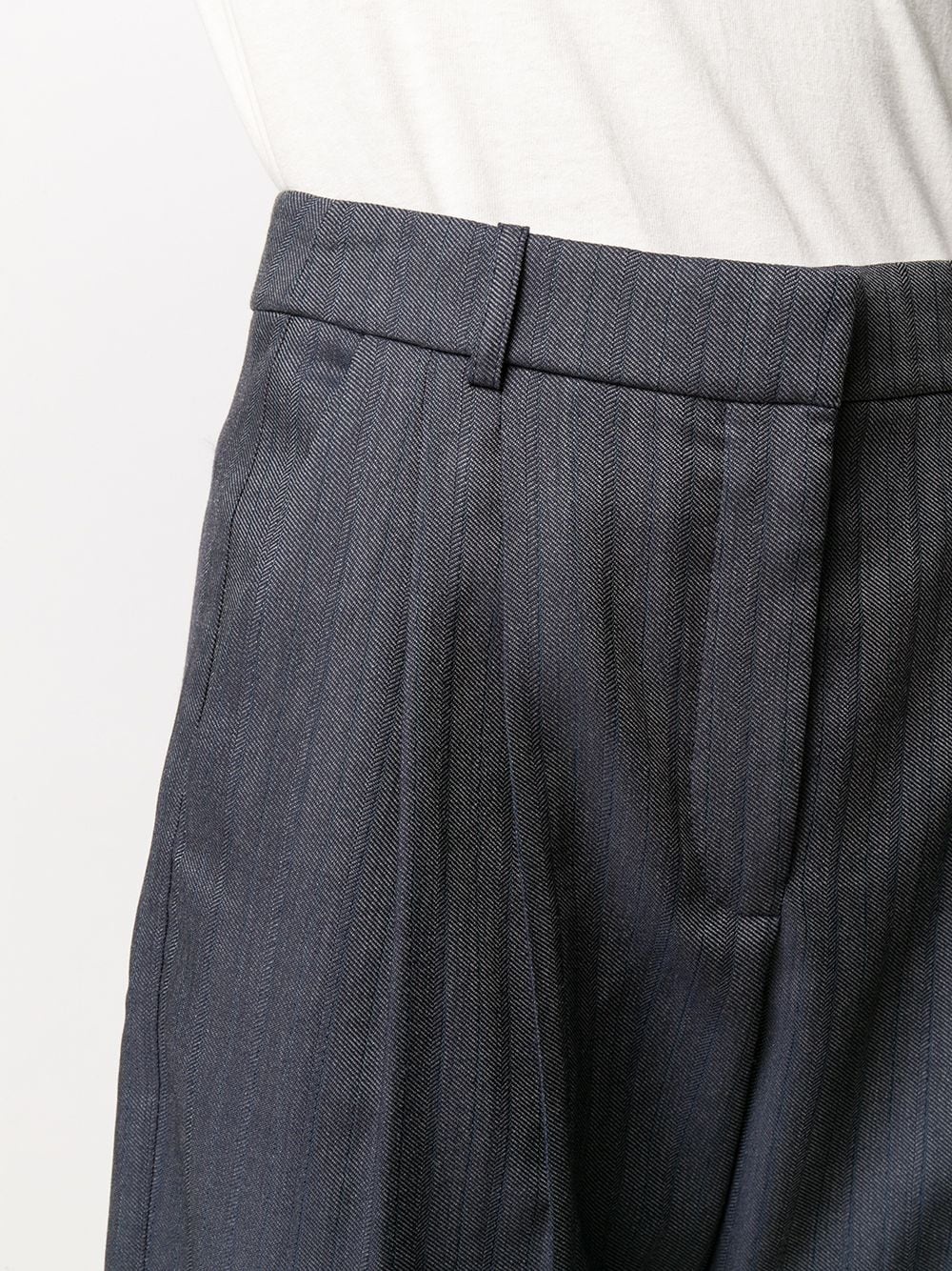 herringbone balloon-leg trousers - 5