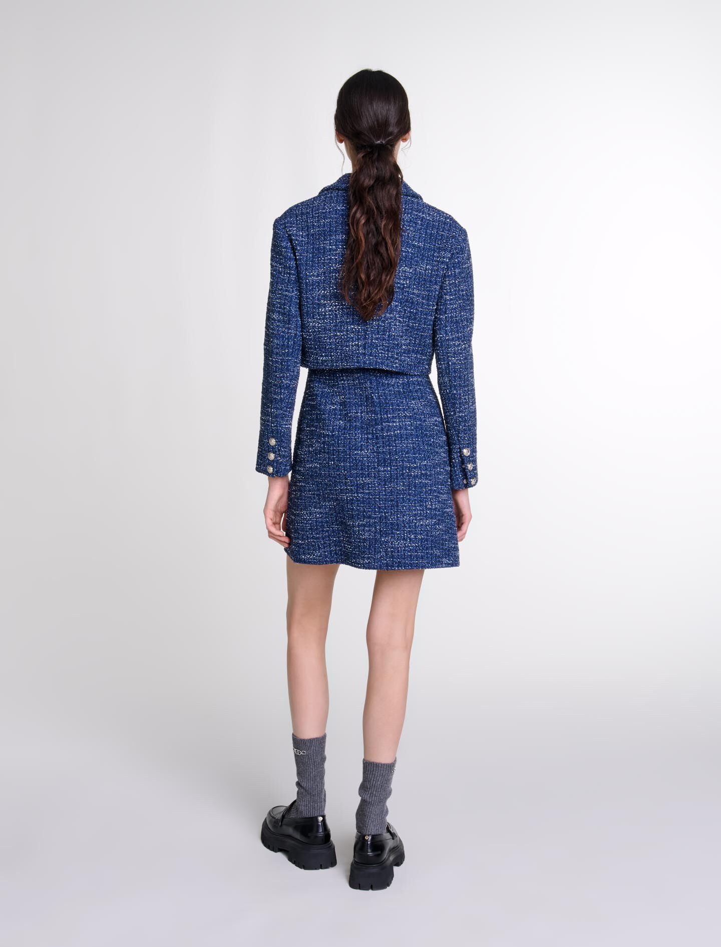 2-in-1 tweed dress - 4