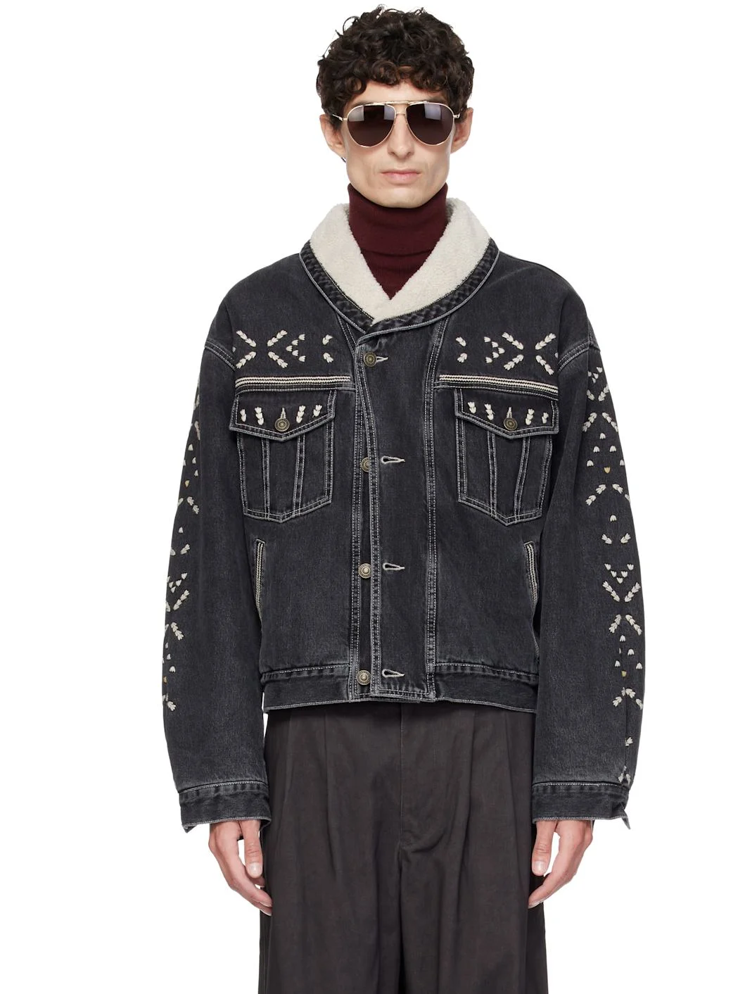 Back Jackson Denim Jacket - 1