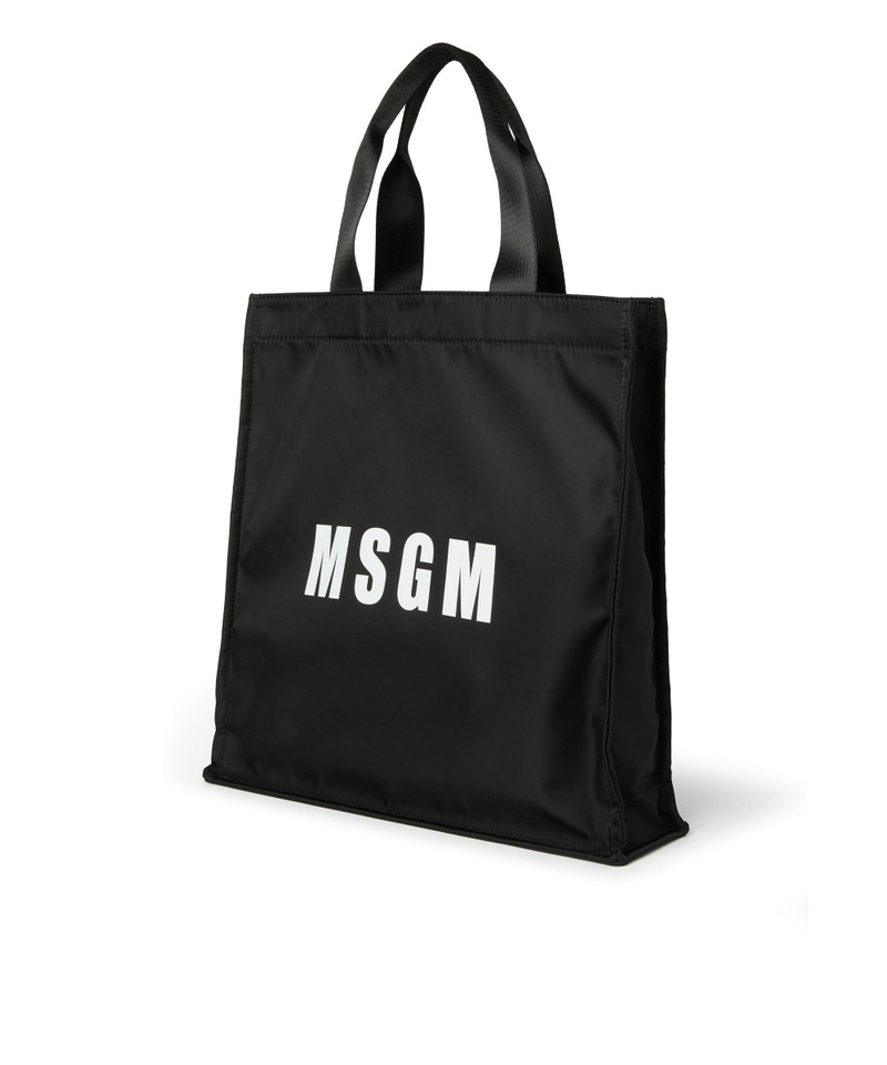 Nylon tote bag with logo 3