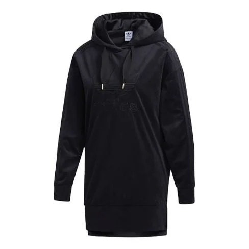 (WMNS) adidas Sweat Hoodie Asia Sizing 'Black' GV2924 - 1