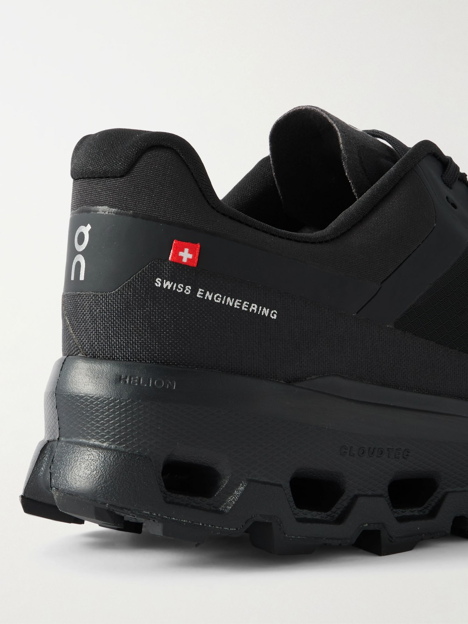Cloudvista 2 rubber-trimmed ripstop and mesh sneakers Black - 4