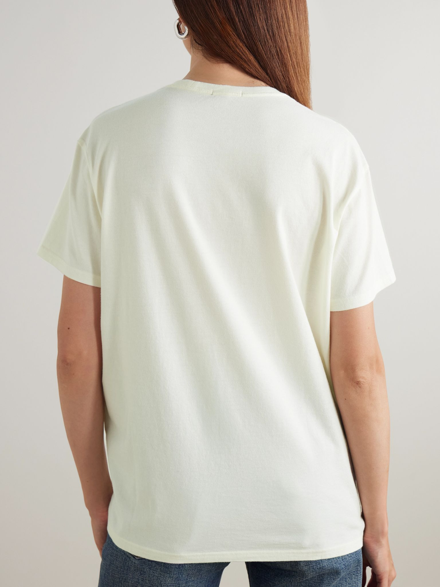 Don't Grow Up Boy printed cotton-jersey T-shirt White - 3