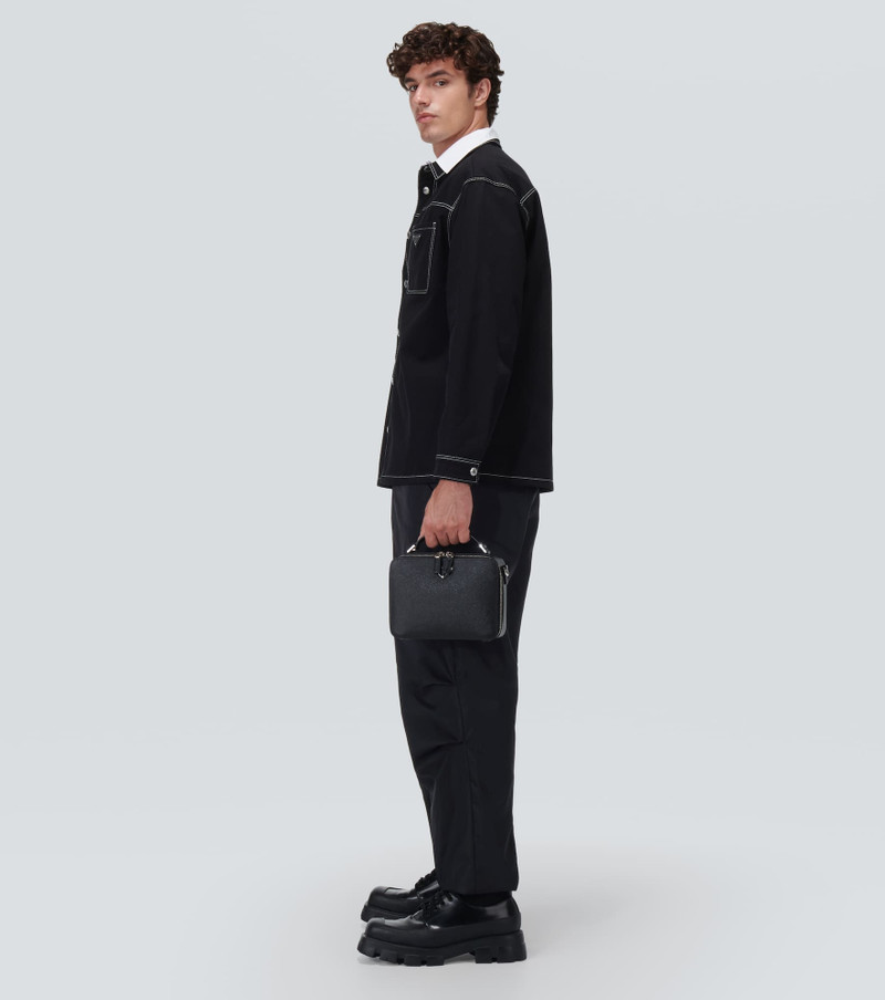 Prada Re-Nylon barrel-leg pants outlook