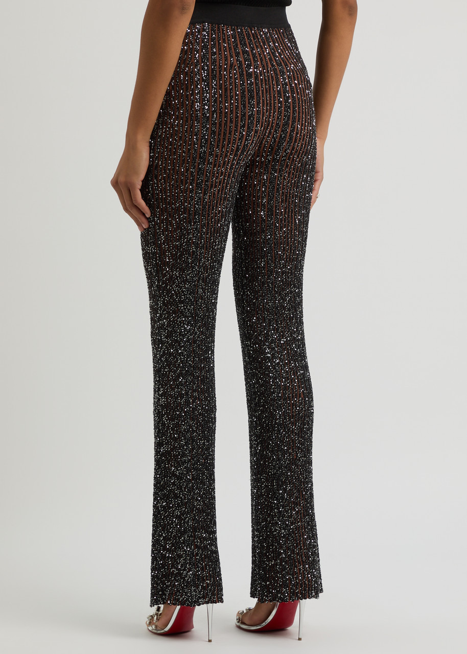 Missoni Striped Sequin-embellished Knitted Trousers - 3