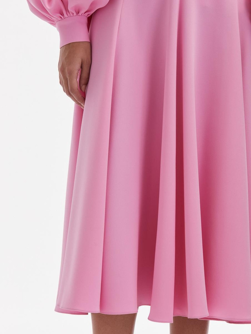 SILK GEORGETTE MIDI SKIRT 5