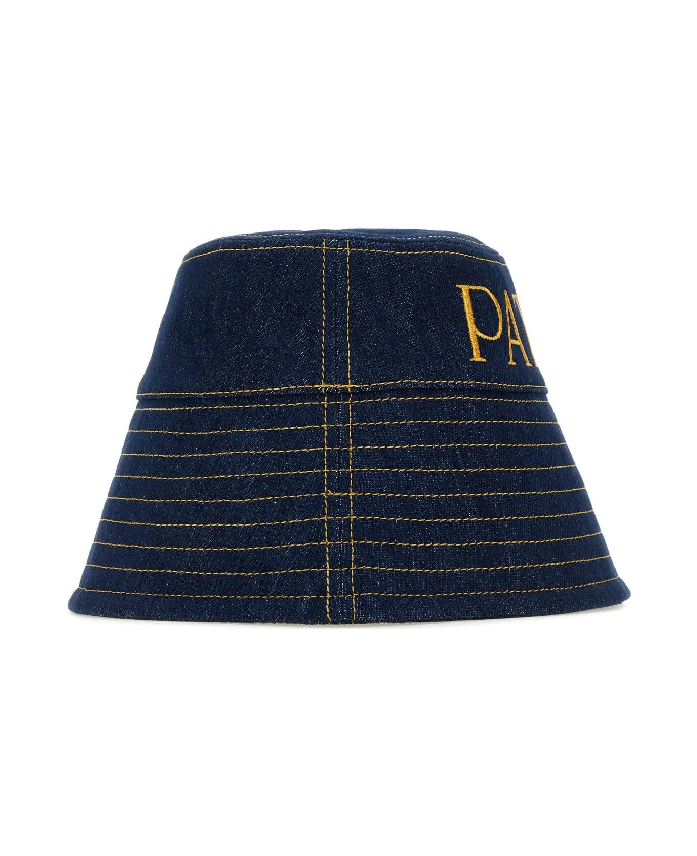 【送料&関税込】Patou Dark Blue Denim Hat PATOU Dark Blue Denim Hat | italist | REVERSIBLE