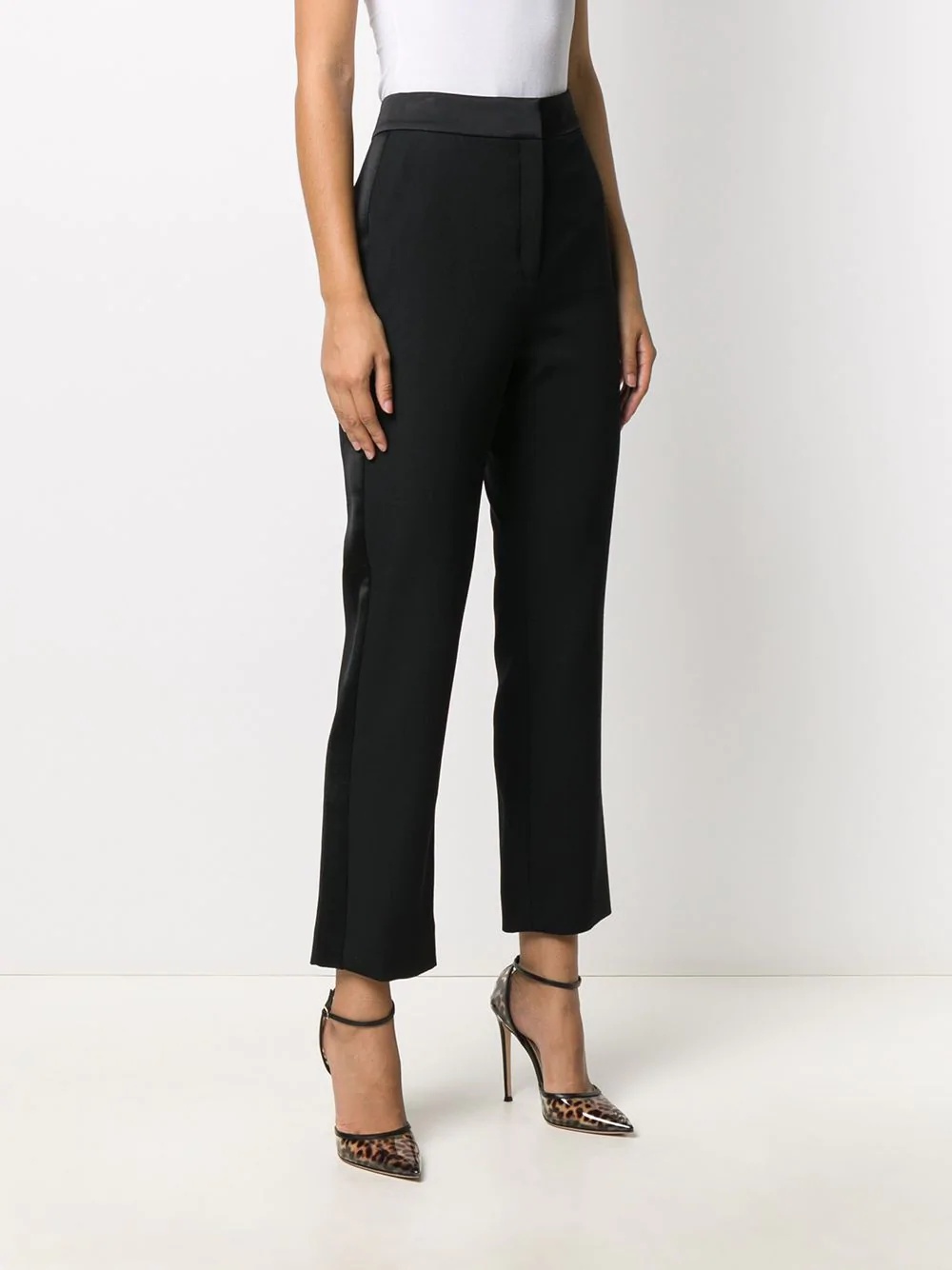 tailored straight-leg trousers - 3