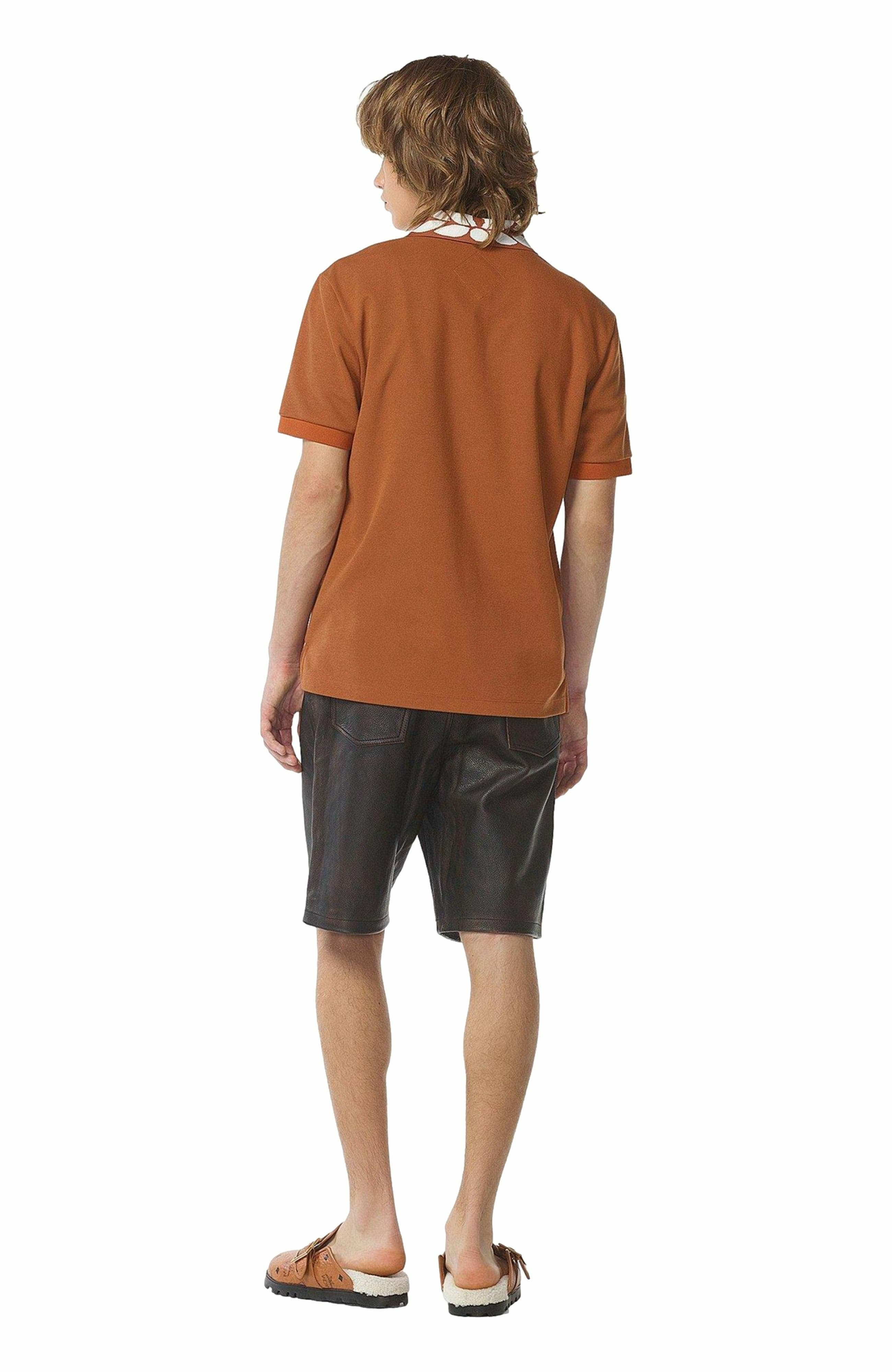 MCM Laurel Piqué Polo in Cognac at Nordstrom - 5