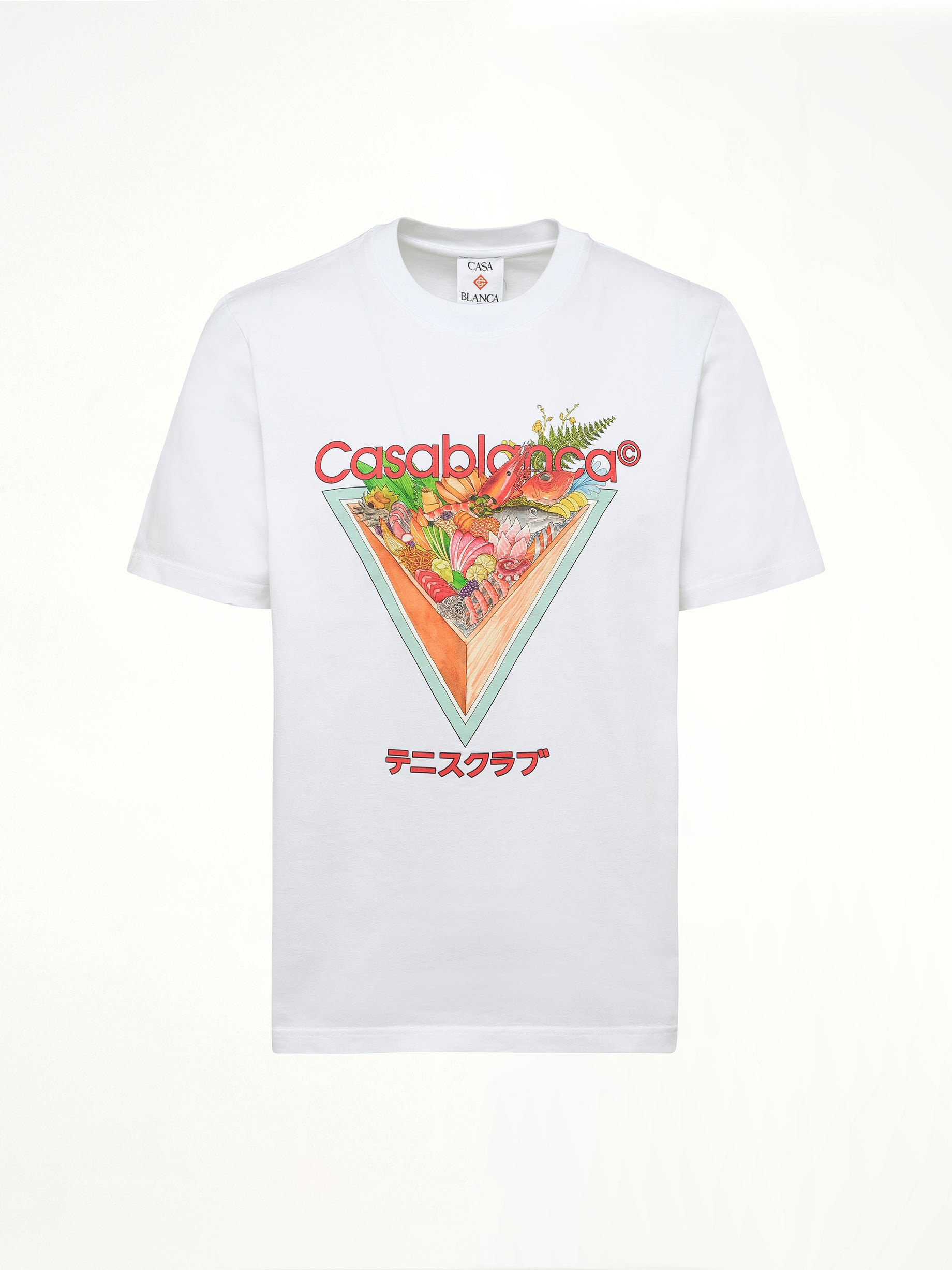 Tennis Club Icon Printed T-Shirt in White - 2