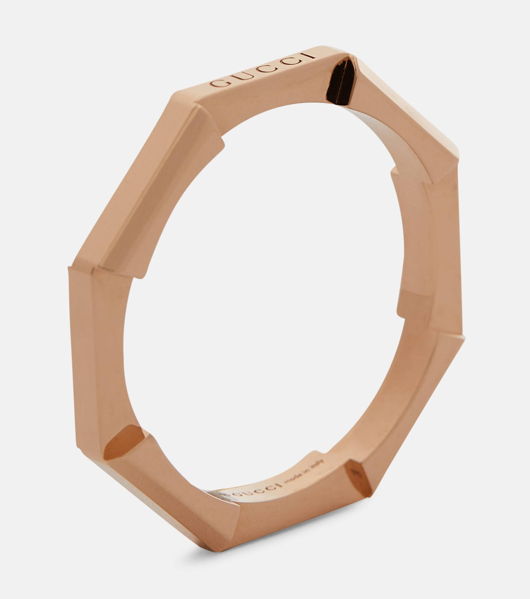 Link to Love 18kt rose gold ring - 4