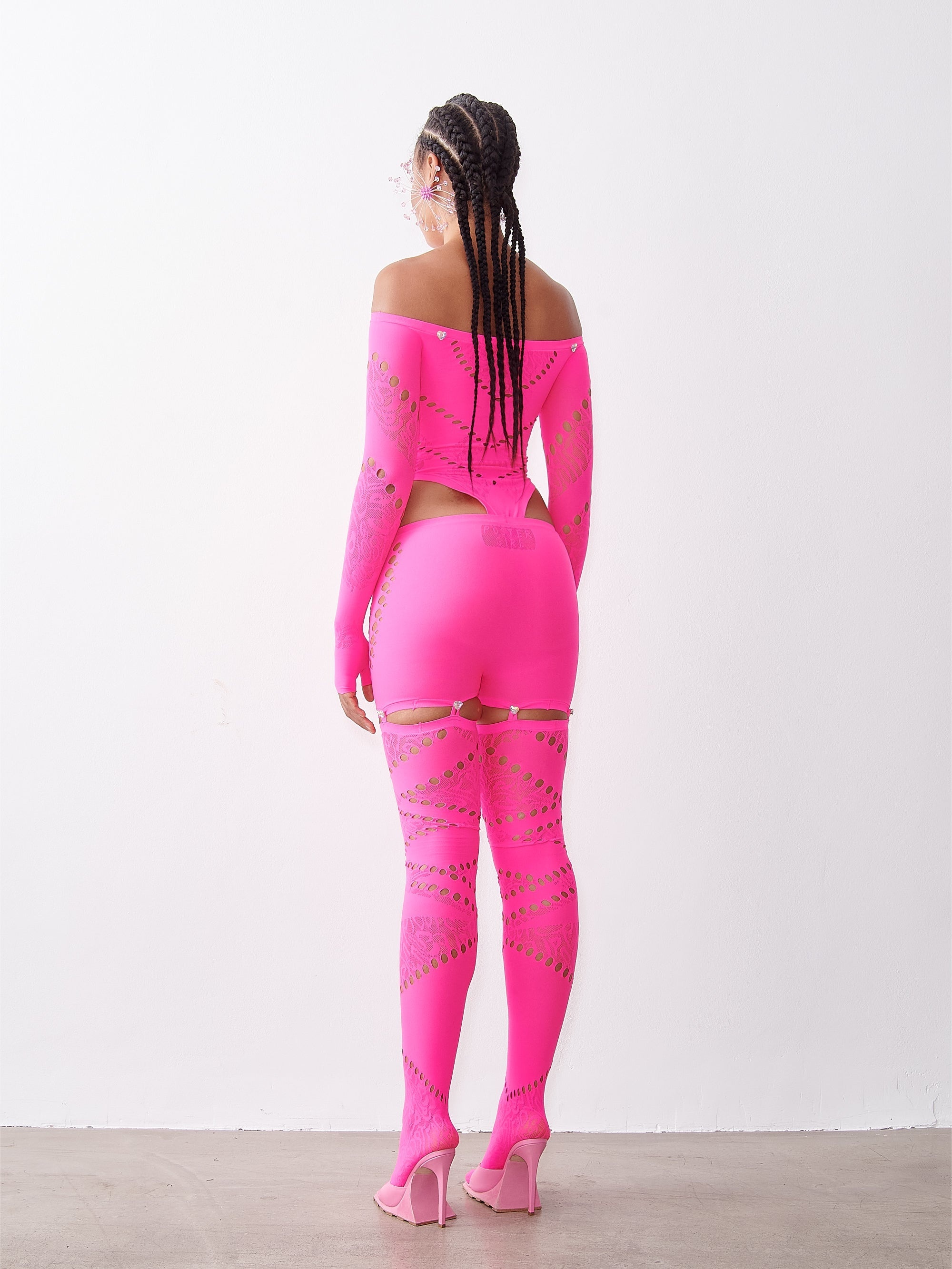 SLOANE LEGGINGS SHOCKING PINK - 3