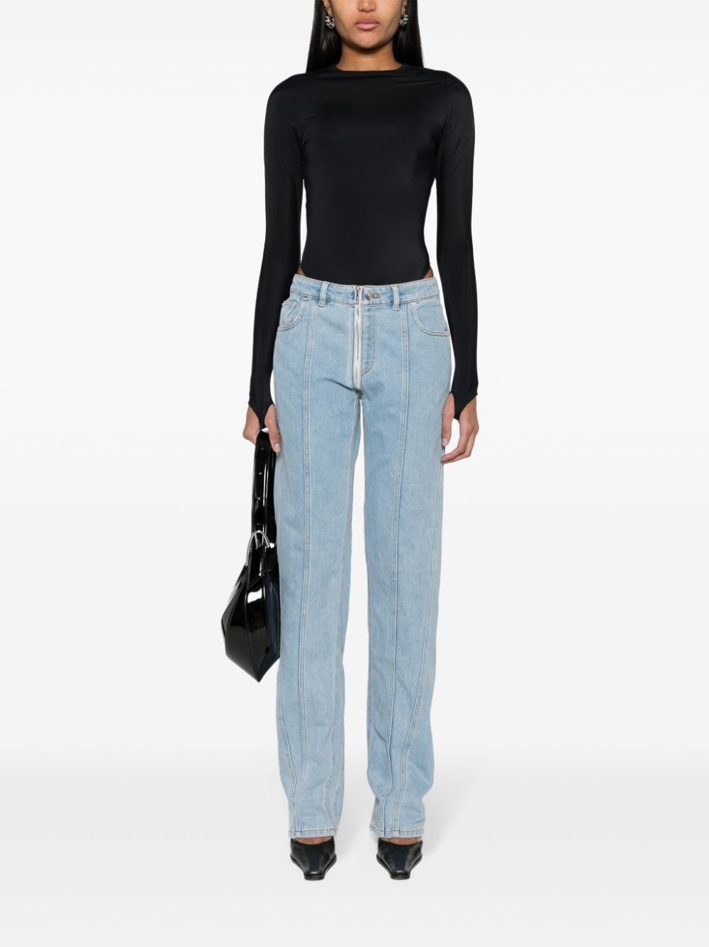 straight-leg jeans - 2