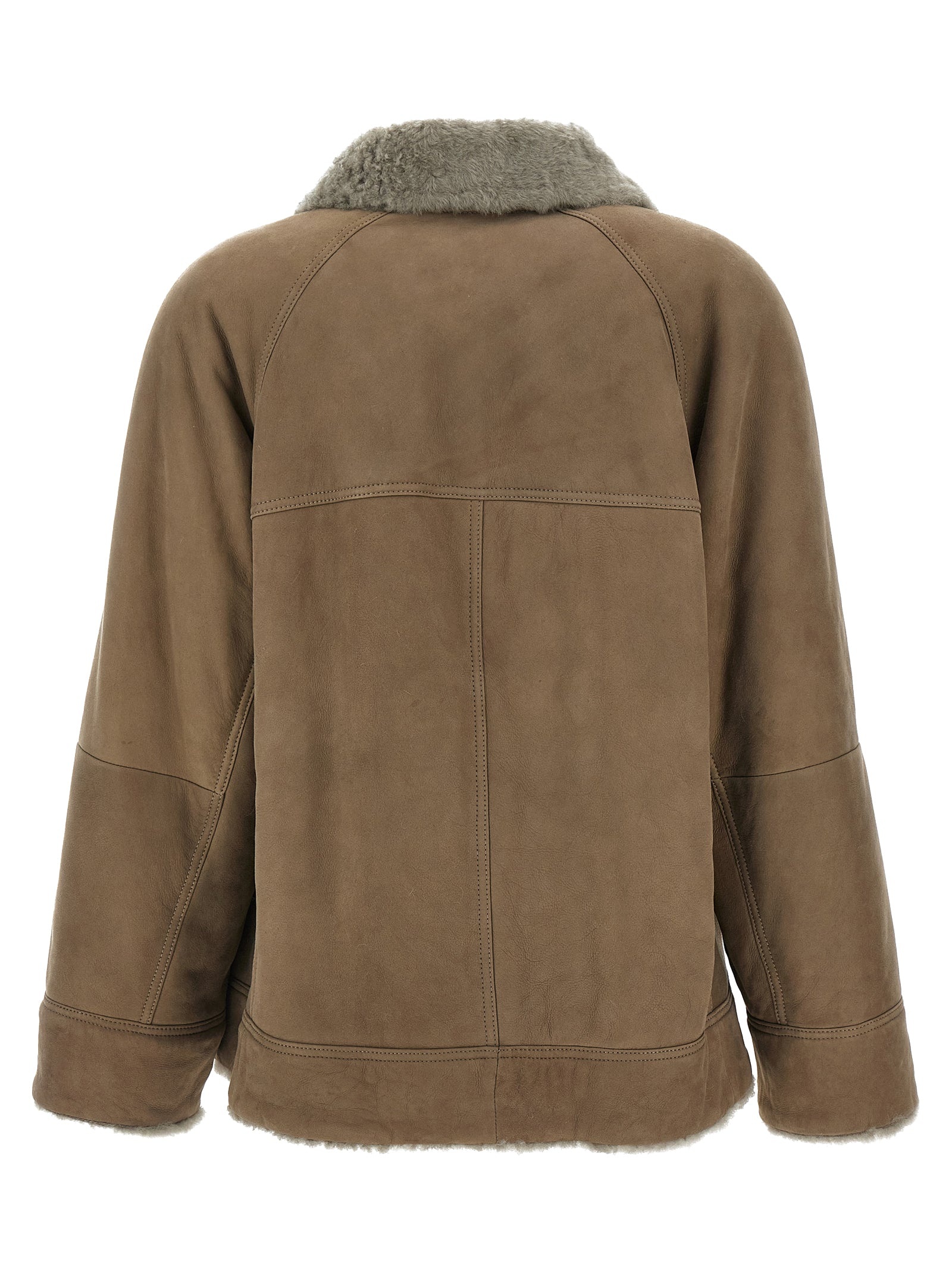 Jacket Puffer Jackets Beige - 2